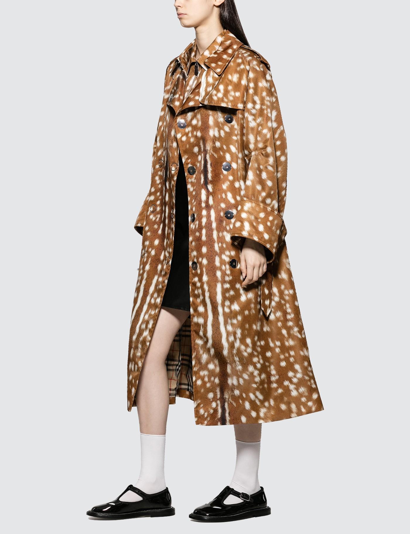 burberry deer coat