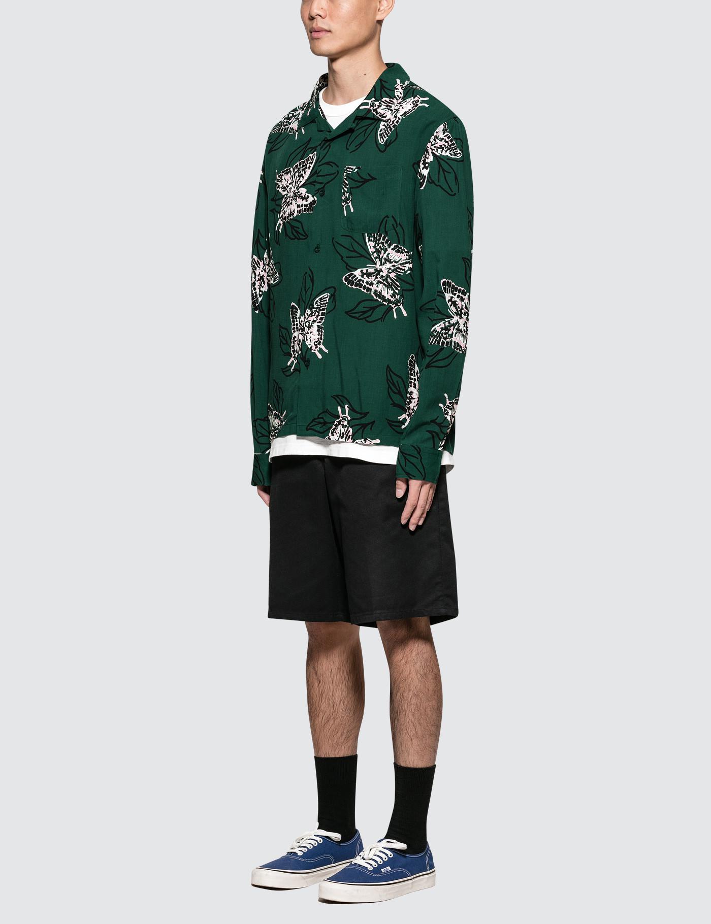 Stussy Butterfly Long Sleeve Shirt in 