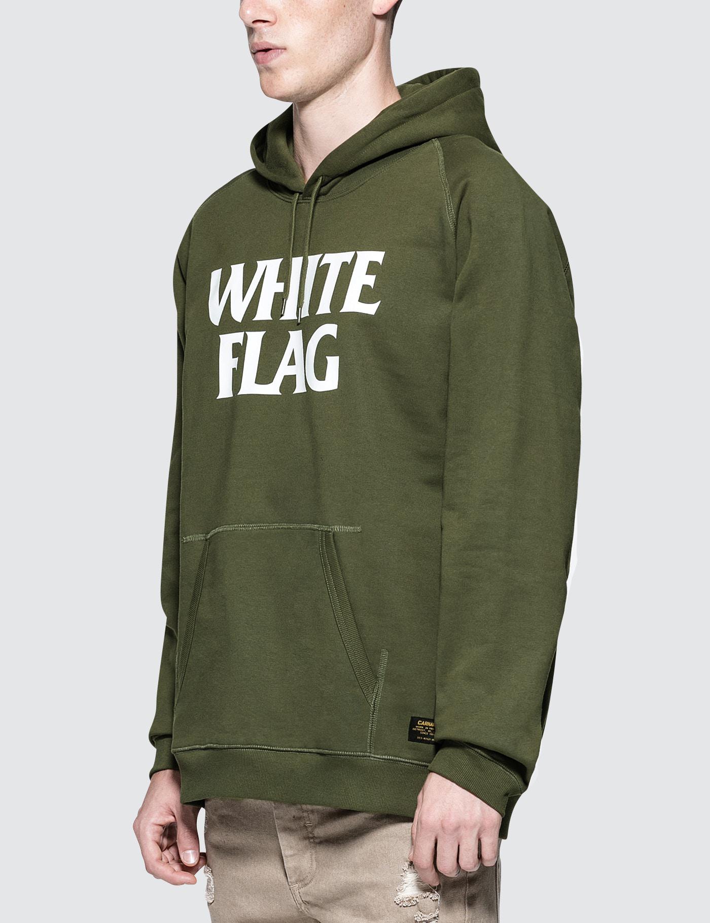 white flag hoodie