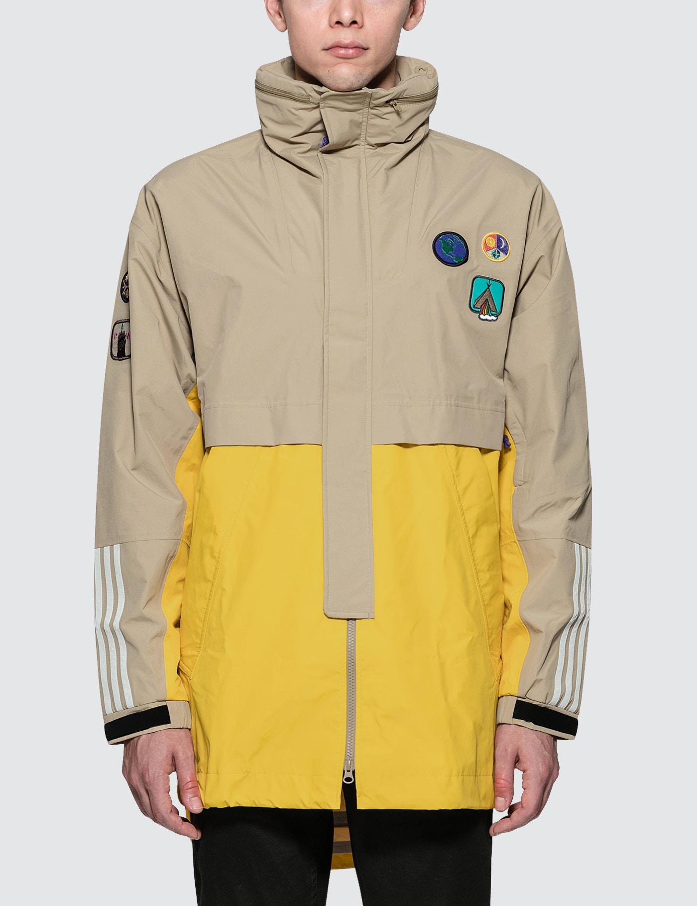 adidas pharrell williams yellow polka dot jacket