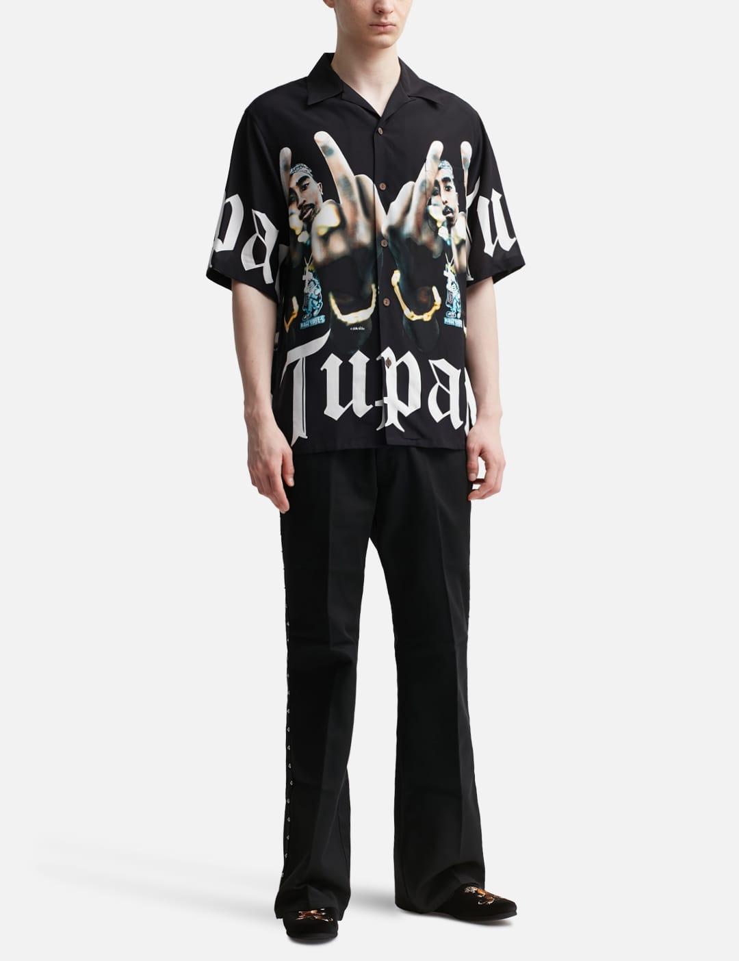 Wacko Maria Tupac Hawaiian Shirt (type-1) in Black for Men | Lyst