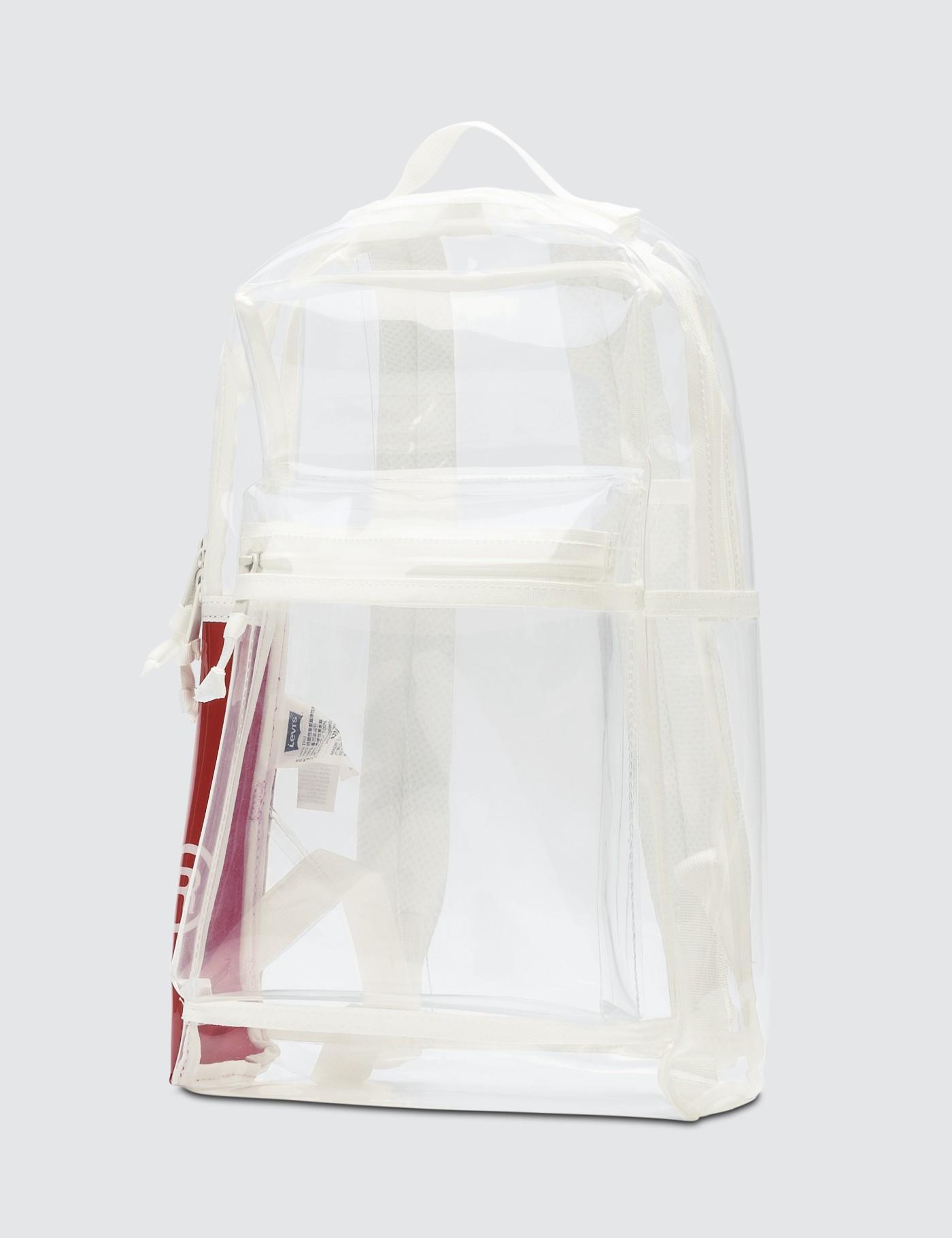 levi clear backpack
