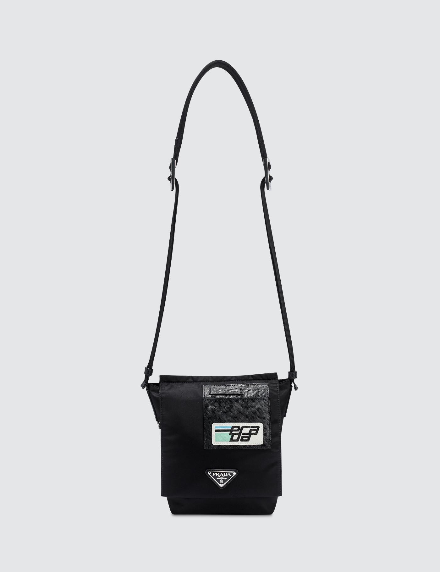 prada nylon side bag