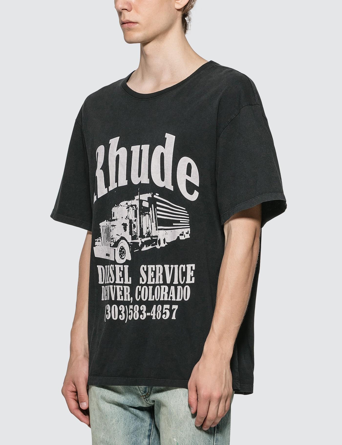 rhude diesel service tee