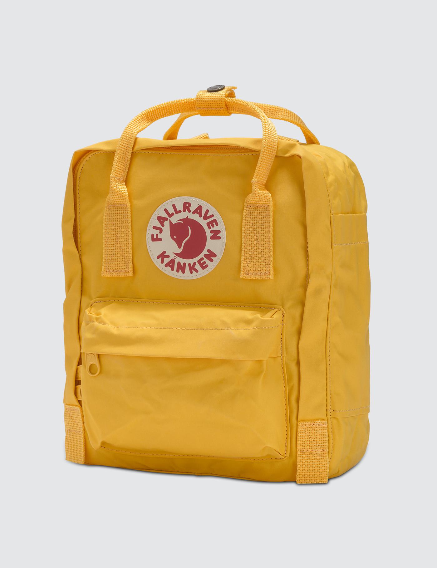 yellow fjallraven backpack