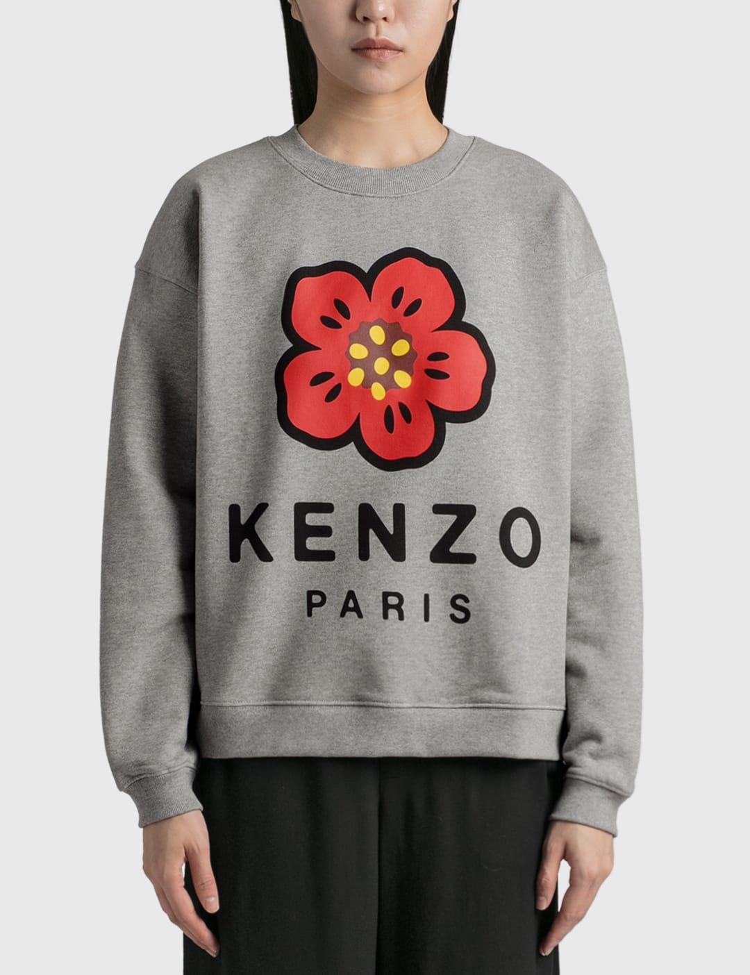KENZO Boke Flower Sweatshirt in Gray | Lyst