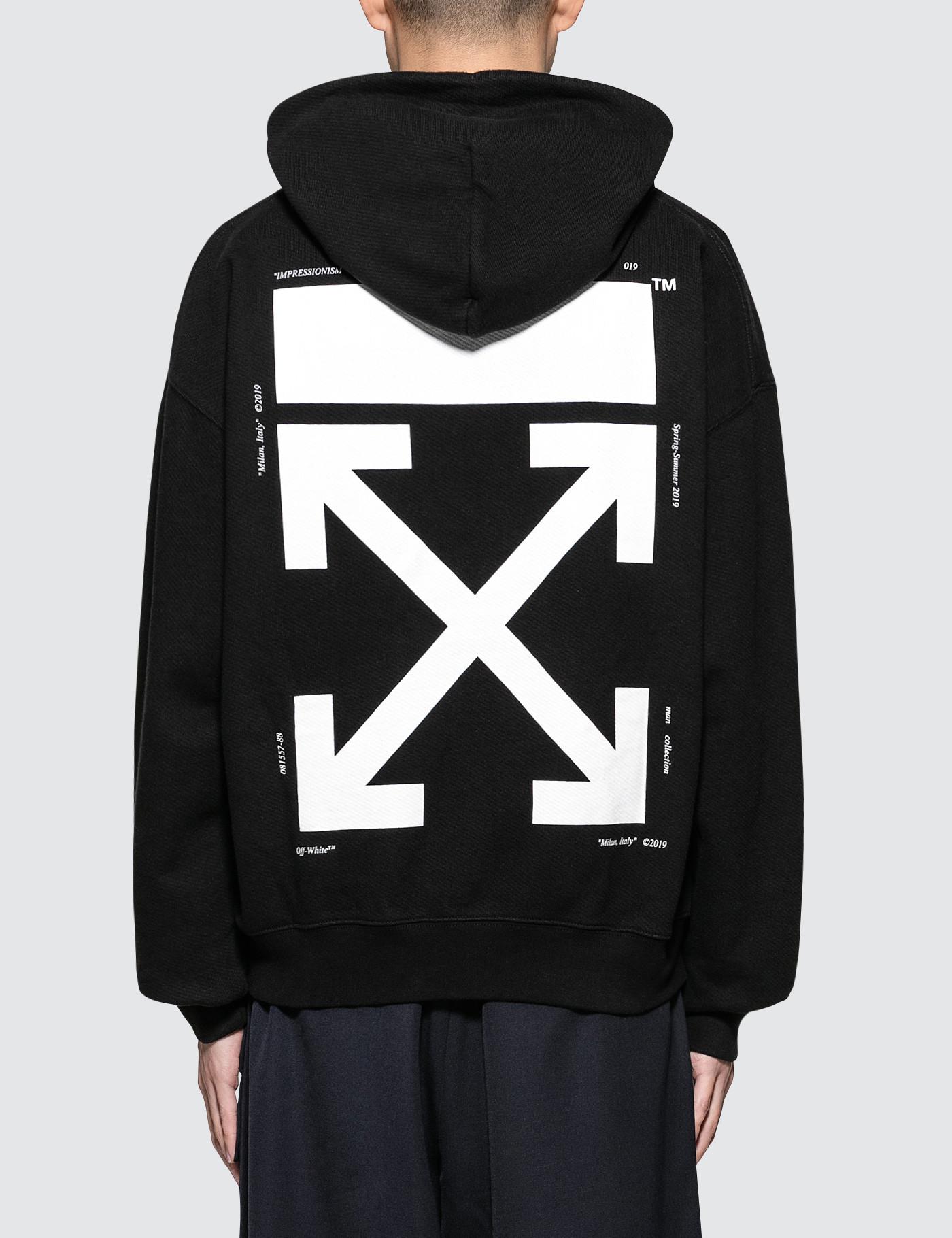 off white kiss over hoodie