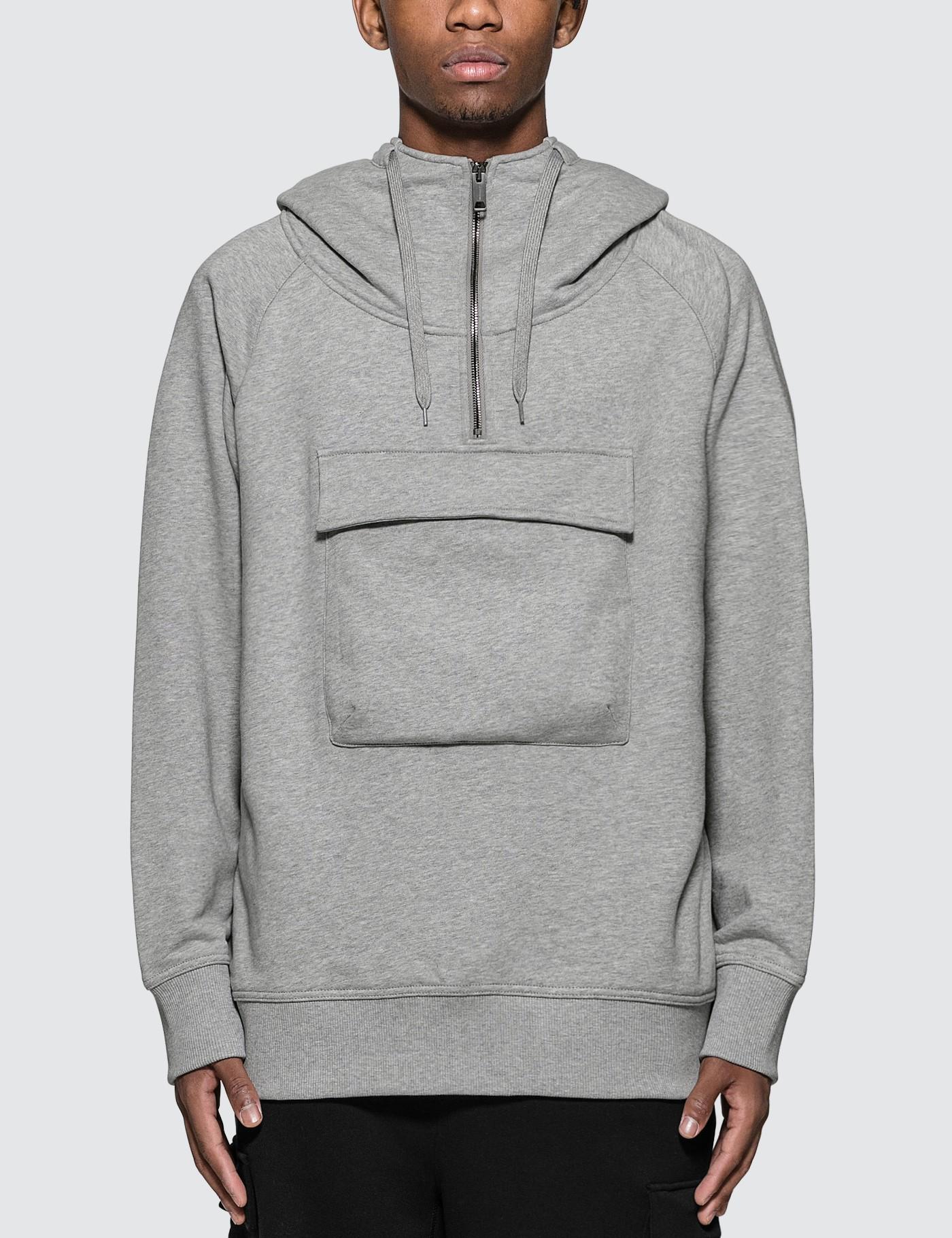 Burberry Horseferry Print Cotton Hoodie in Grey (Gray) for Men - Lyst