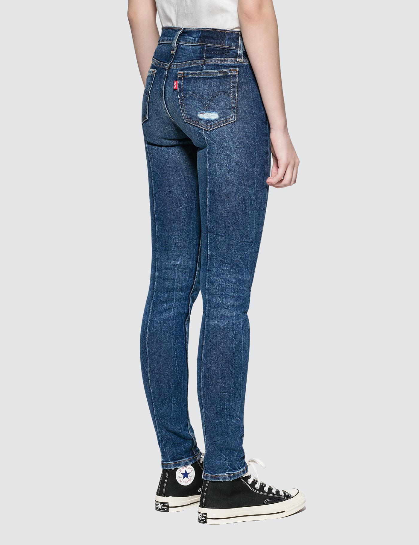levi's 711 altered skinny jeans