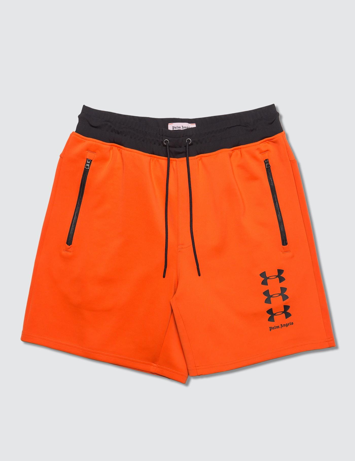 Palm Angels Synthetic Under Armour X Shorts in Orange for Men - Lyst