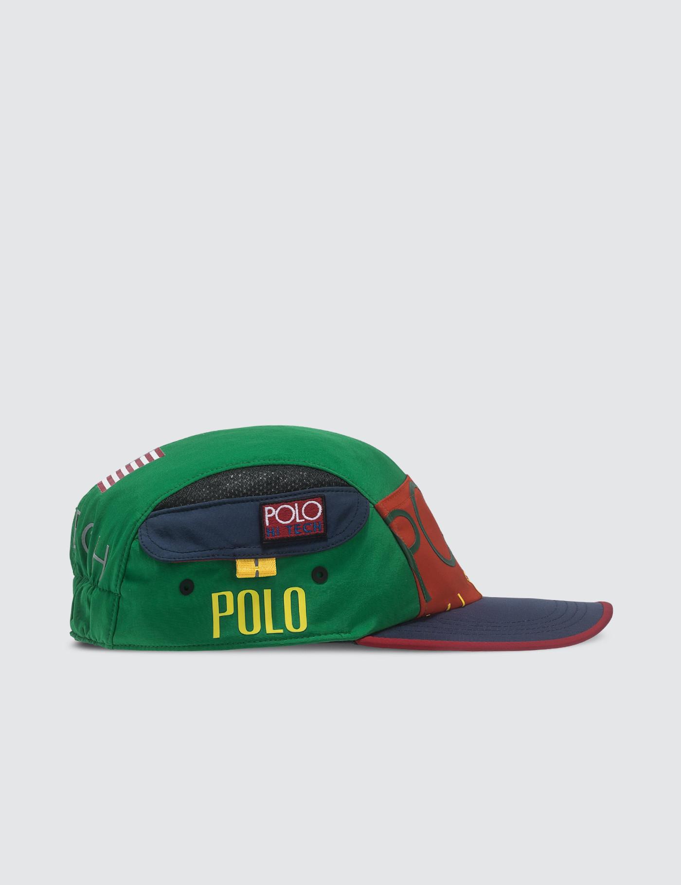 Polo Ralph Lauren Hi Tech 5 Panel Cap in Orange for Men Lyst