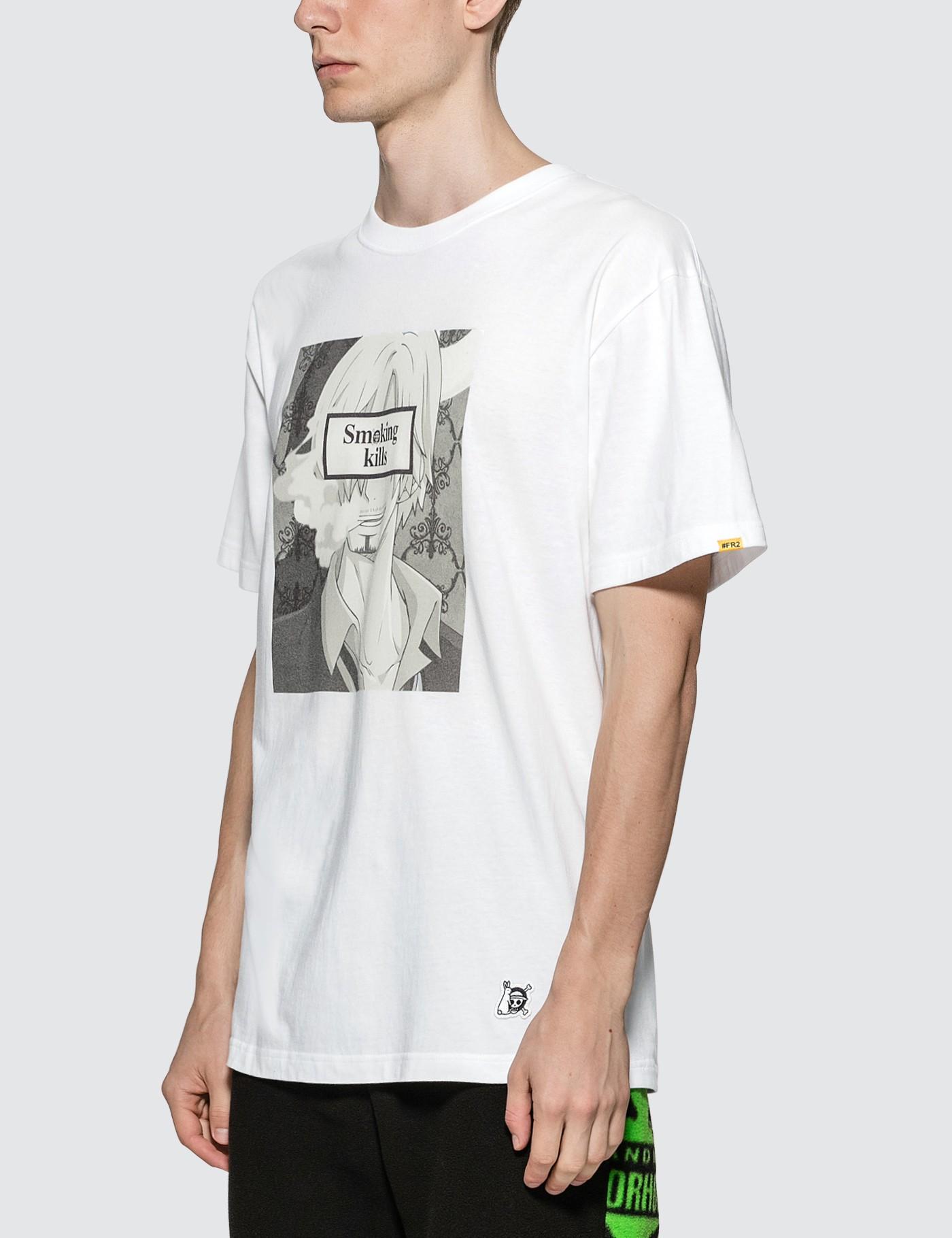 Fr2 X One Piece Sanji Smokers T Shirt In White For Men Lyst Fr2 X One Piece Sanji Smokers T Shirt In White For Men Lyst