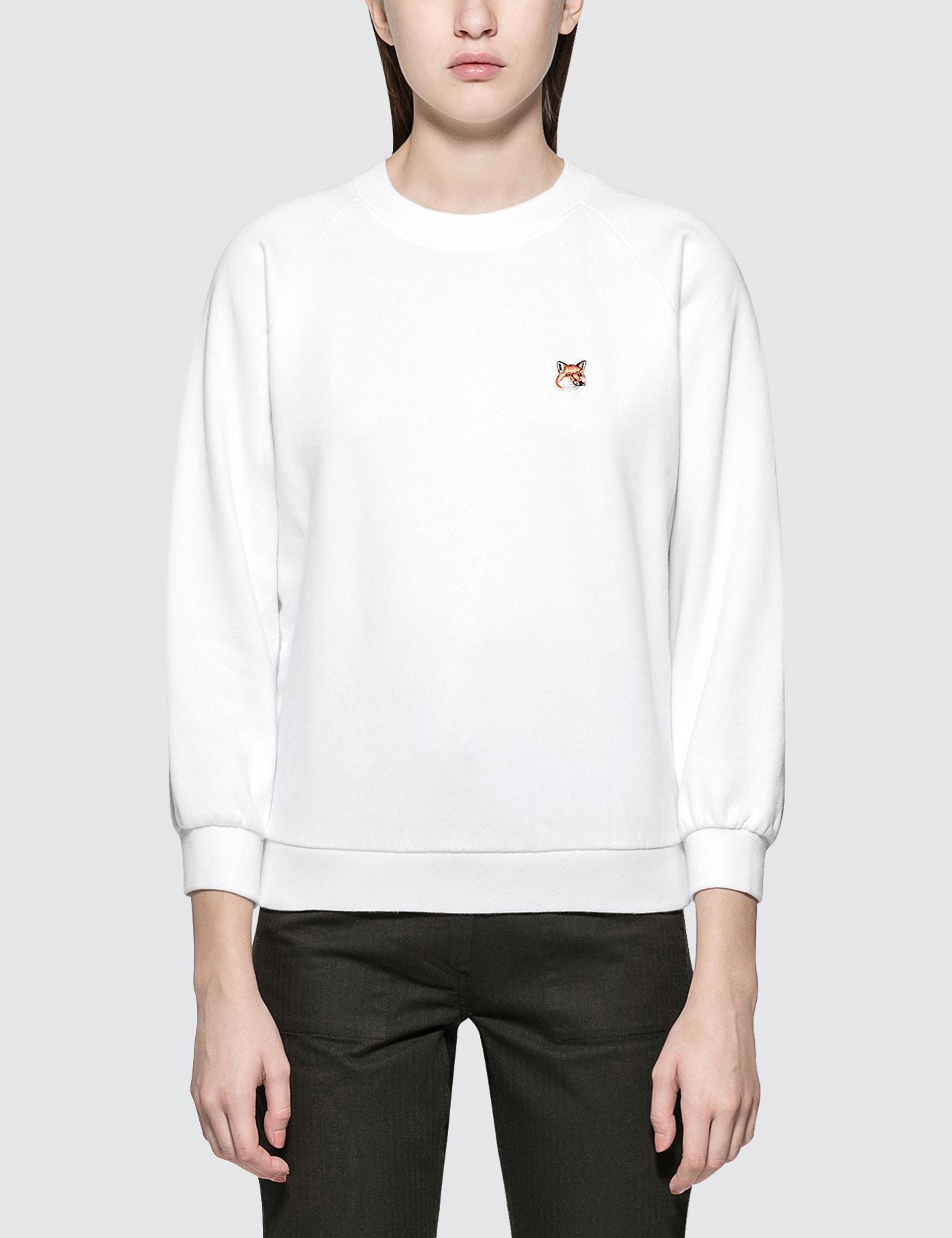 maison kitsune fox head sweatshirt
