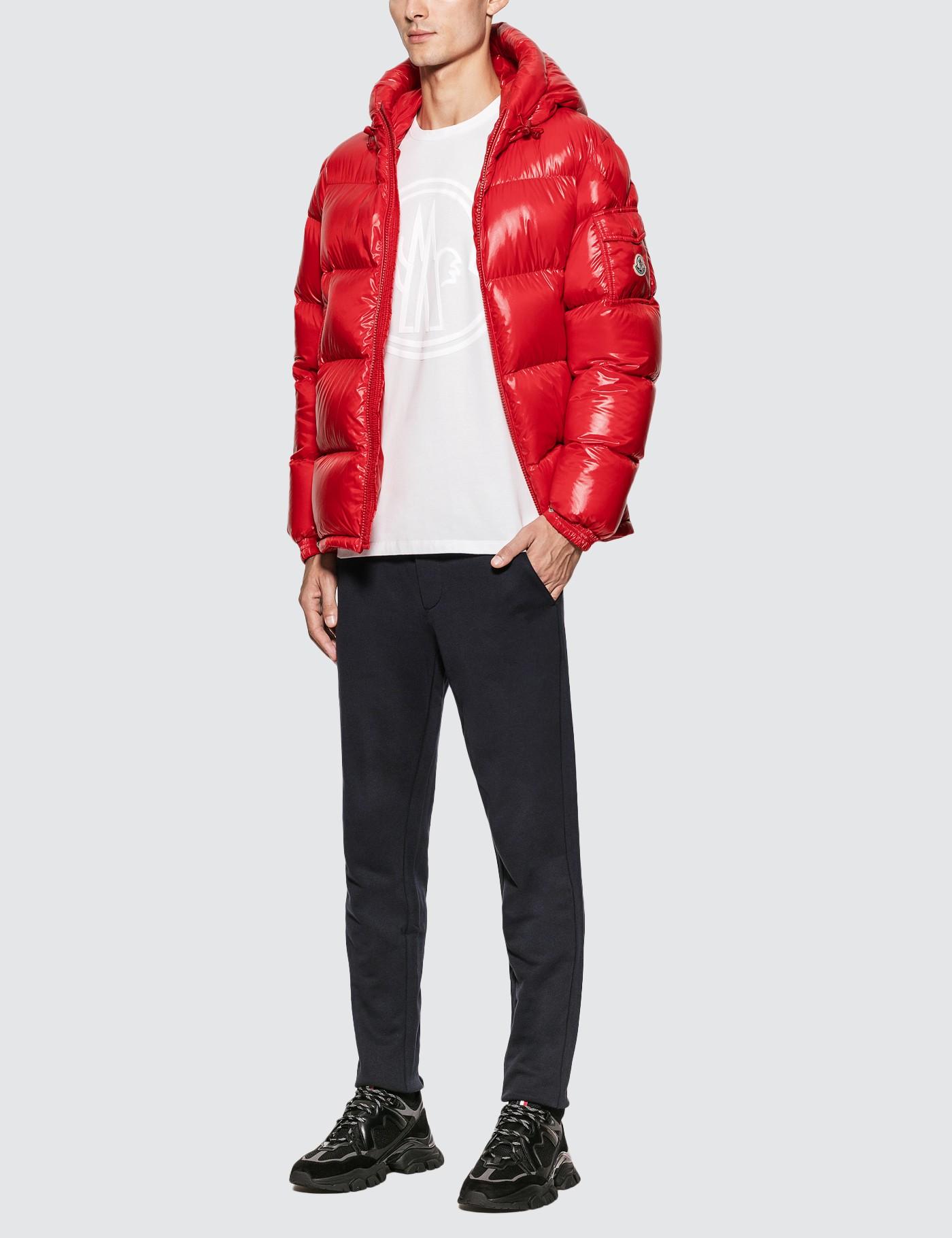 moncler red puffer