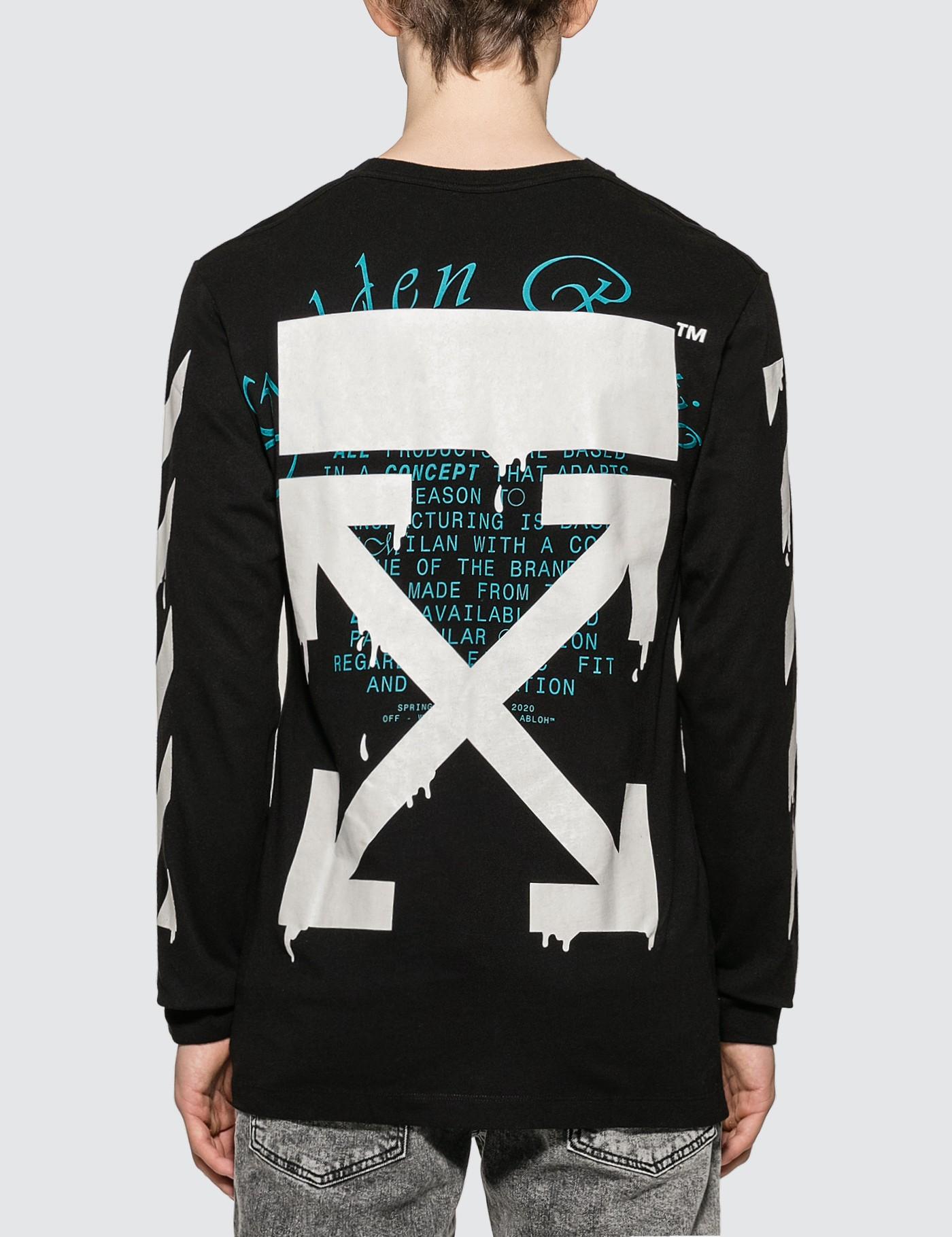57%以上節約 OFF-WHITE 20SS DRIPPING ARROWS L S TEE i9tmg.com.br