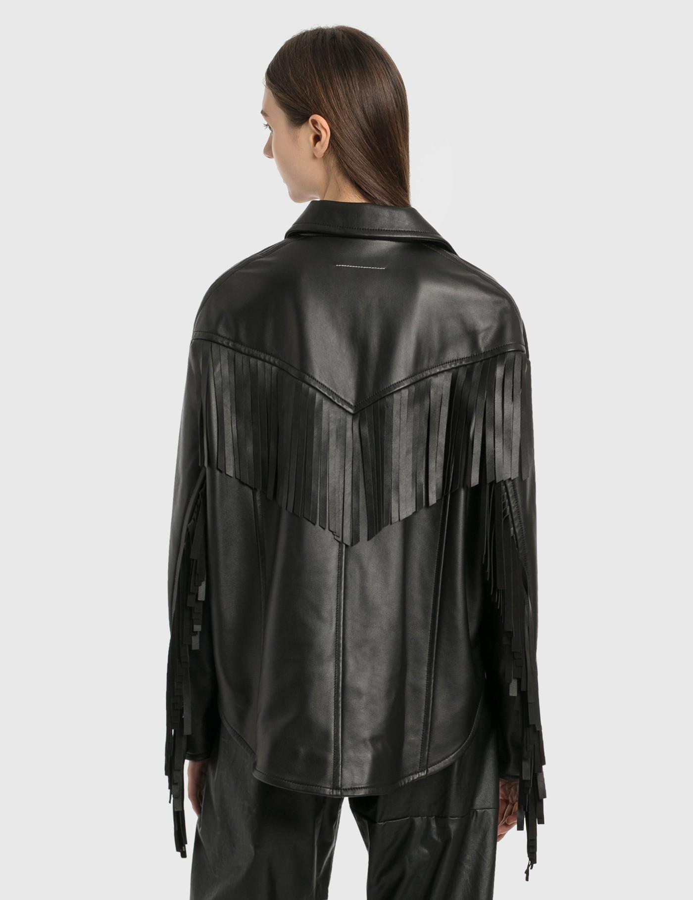 fringe leather jacket