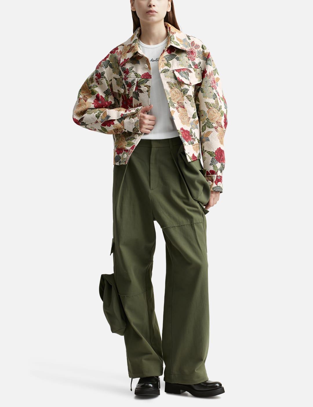 ADER error Floral Jacket in Grey | Lyst Canada