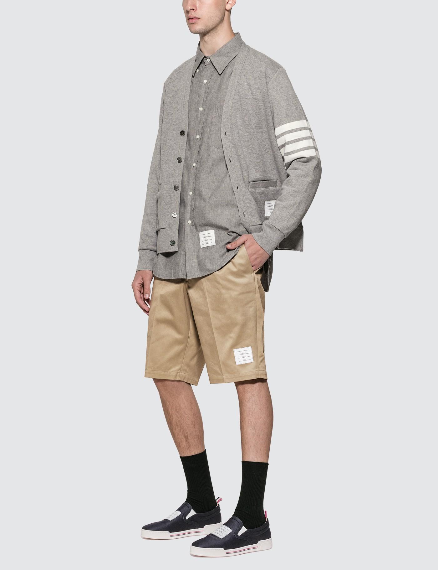 thom browne chambray shirt