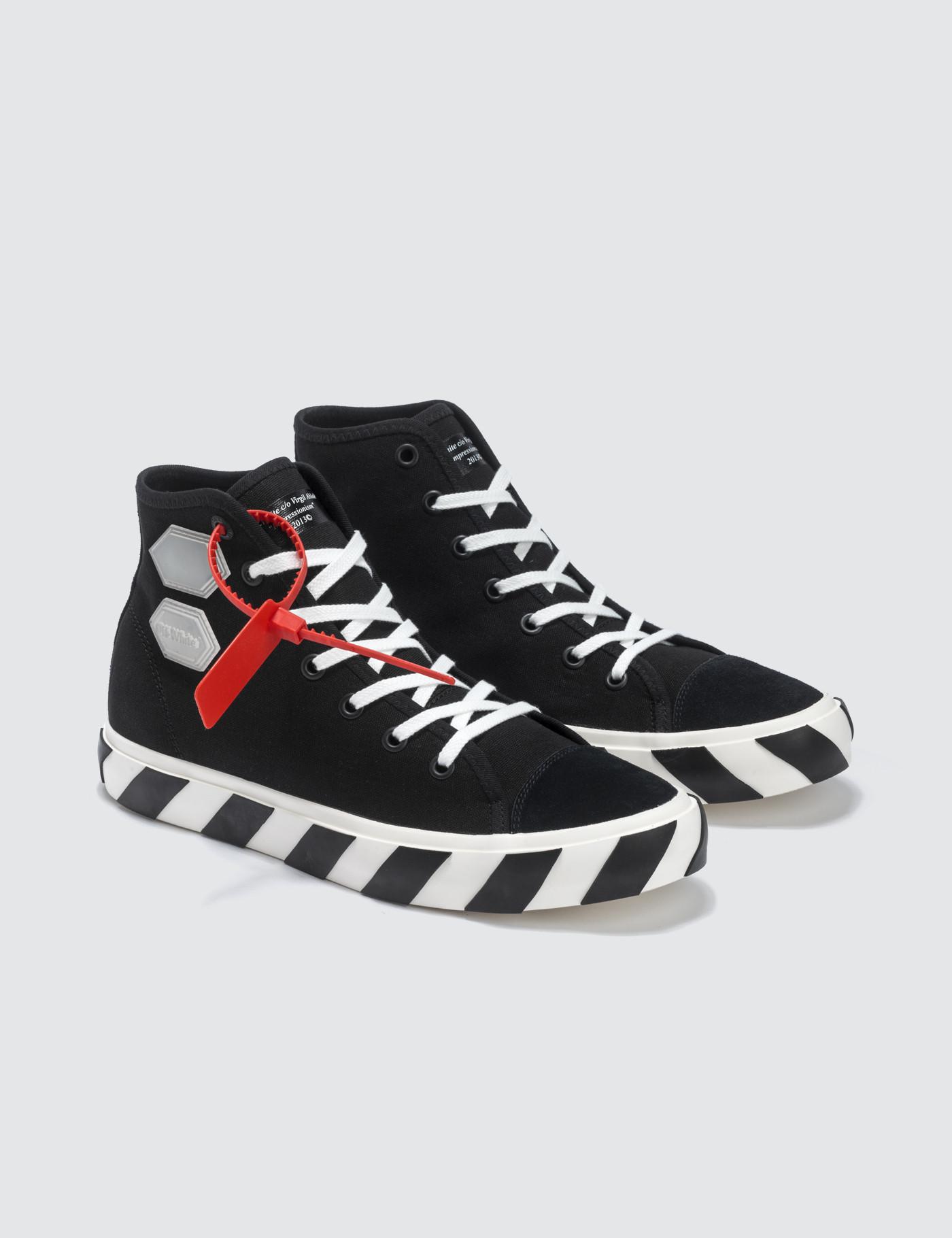 Off-White c/o Virgil Abloh Hi-top Sneakers in Black for Men | Lyst