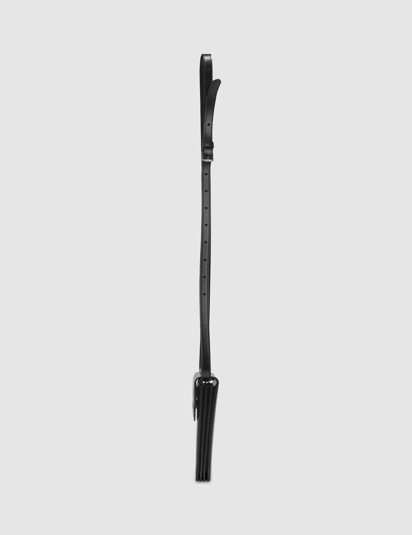 Maison Margiela Leather Small Crossbody Bag in Black for Men - Lyst