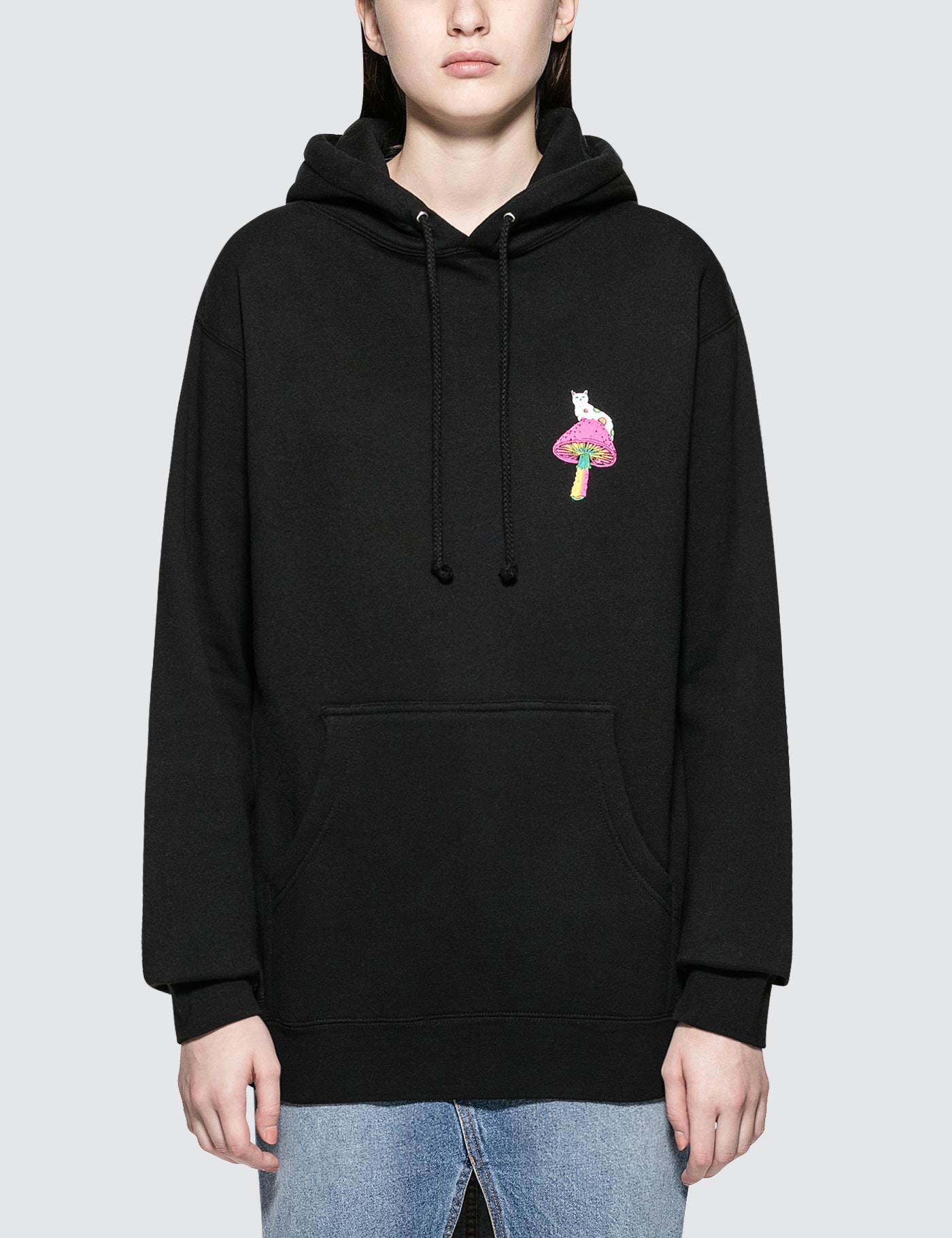 Download RIPNDIP Cotton Psychedelic Pullover Hoodie in Black - Lyst