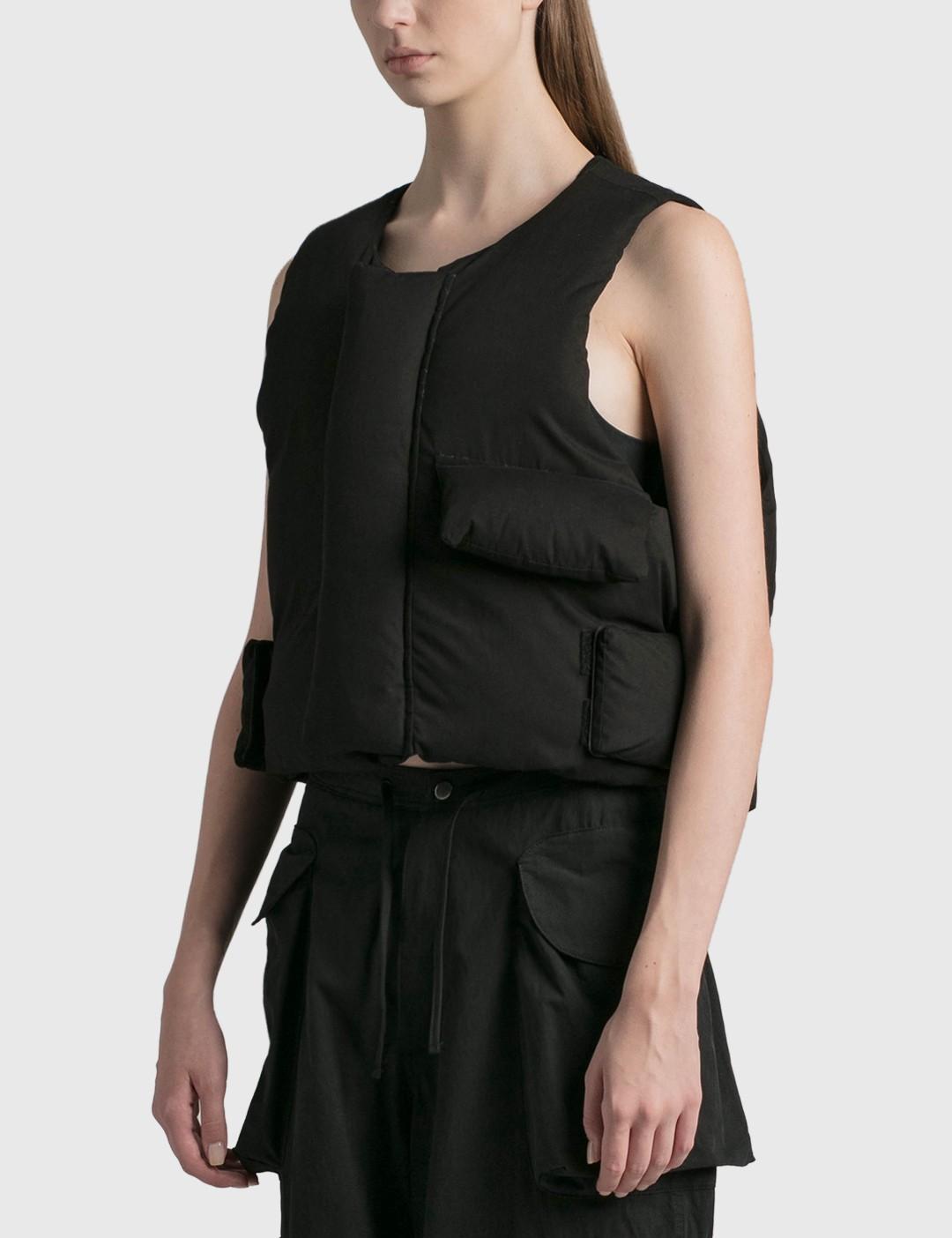 Entire studios Pillow Vest in Black | Lyst