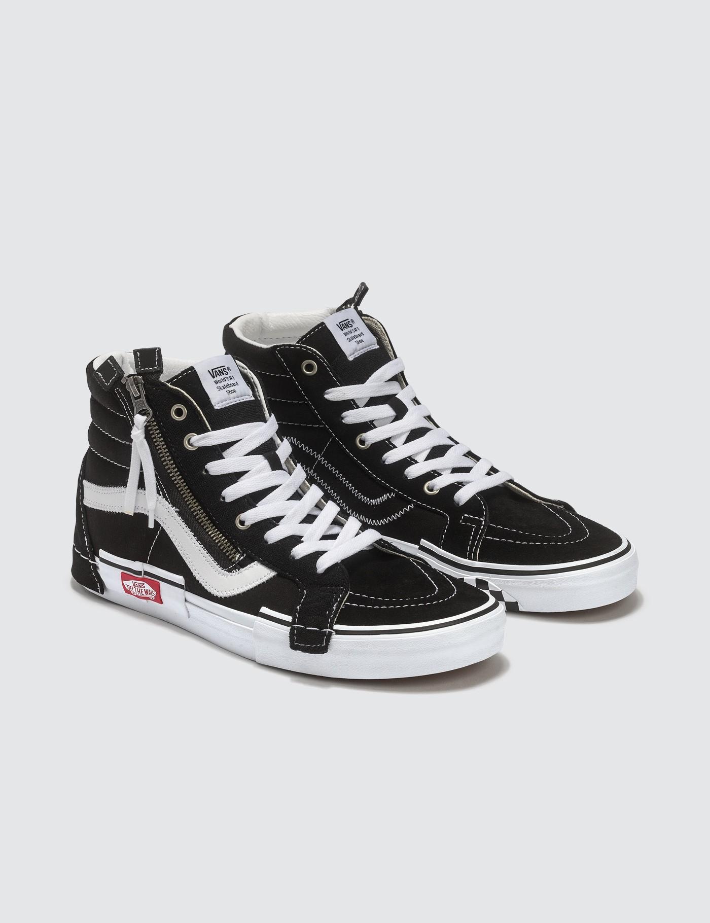 Vans Suede Sk8-hi Reissue Cap in Black for Men - Lyst