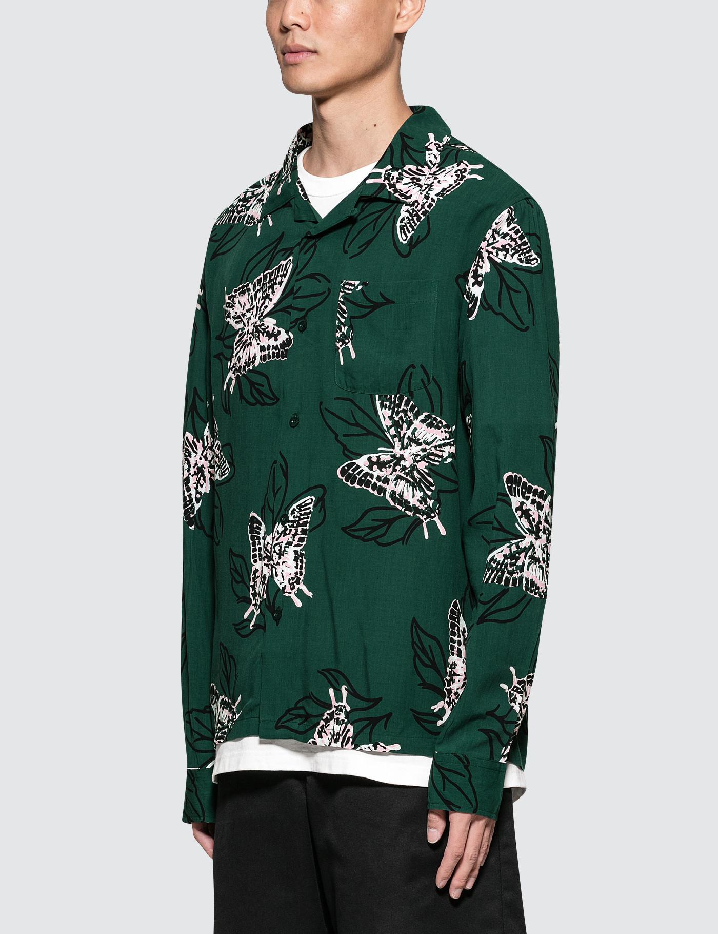 Stussy Butterfly Long Sleeve Shirt in 