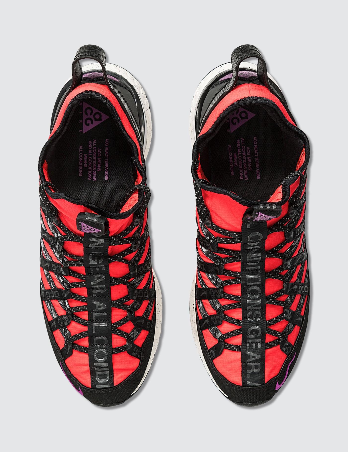 Nike Synthetic Acg React Terra Gobe Sneakers in Purple for Men - Lyst