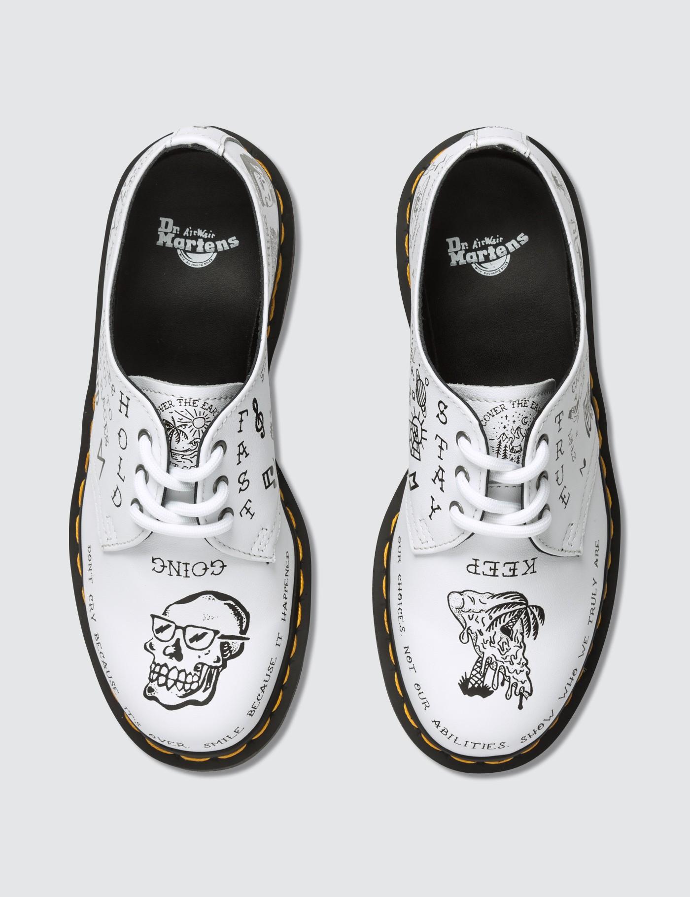 dr martens 1461 scribble