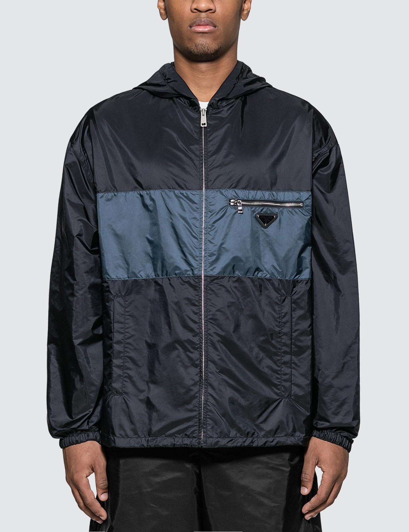 prada blue coat