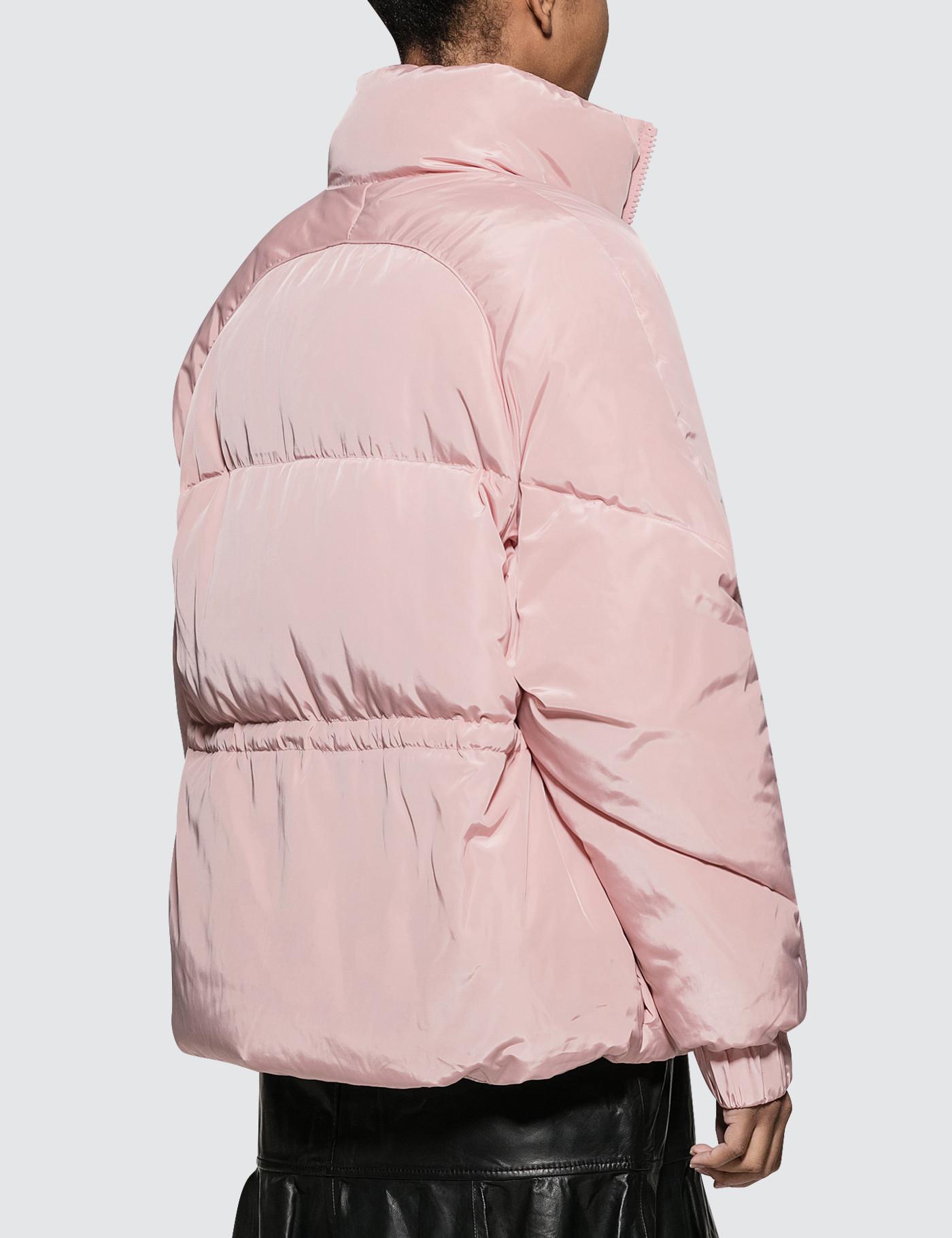 Ganni Synthetic Whitman Puffer Jacket in Pink - Lyst