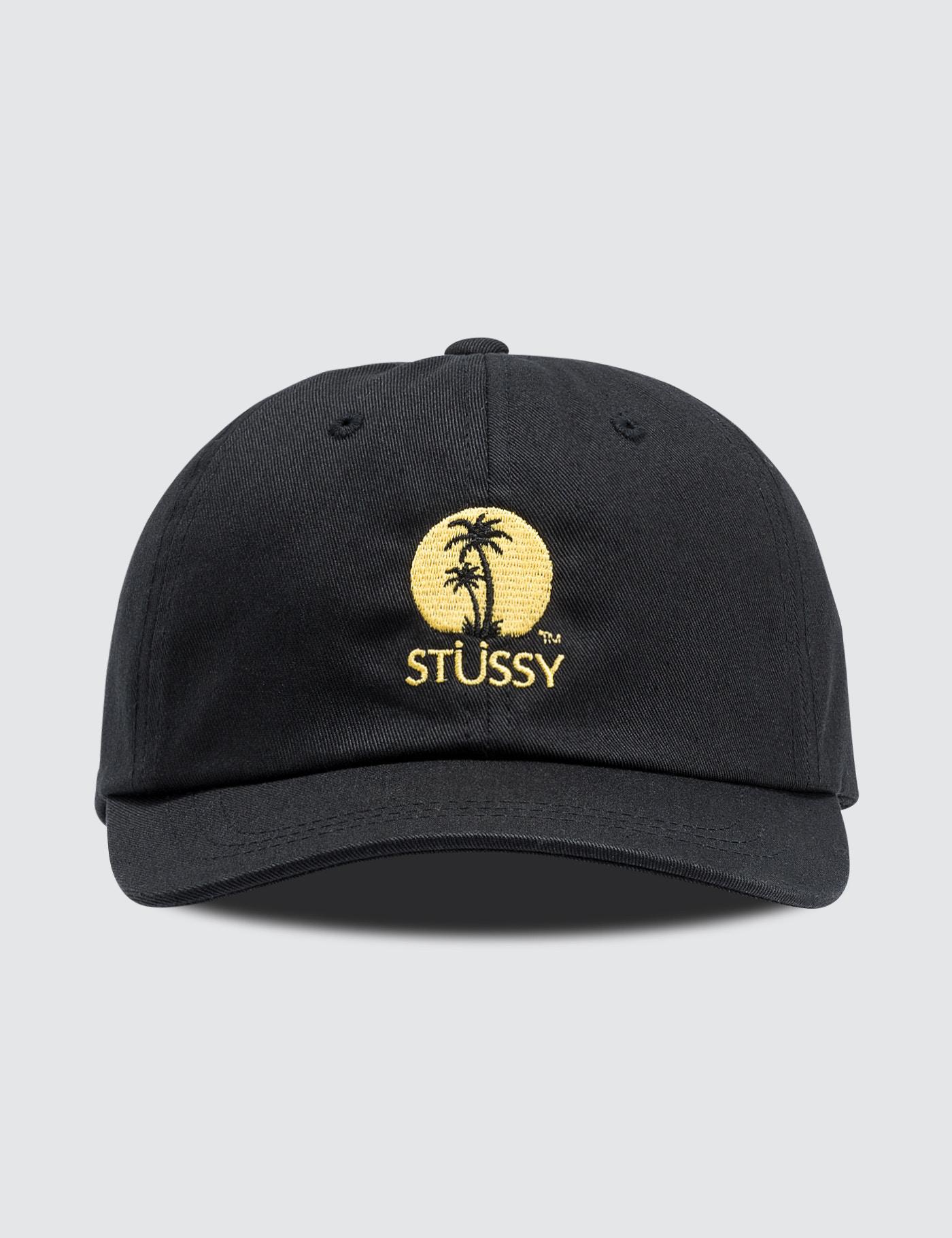 stussy low pro cap black