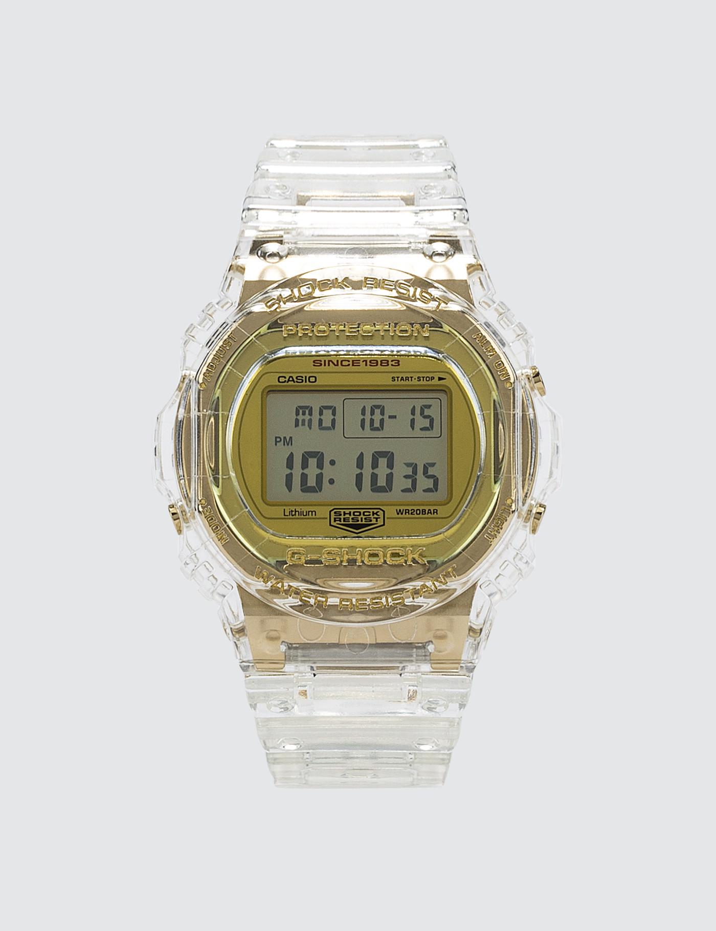 g shock anniversary gold