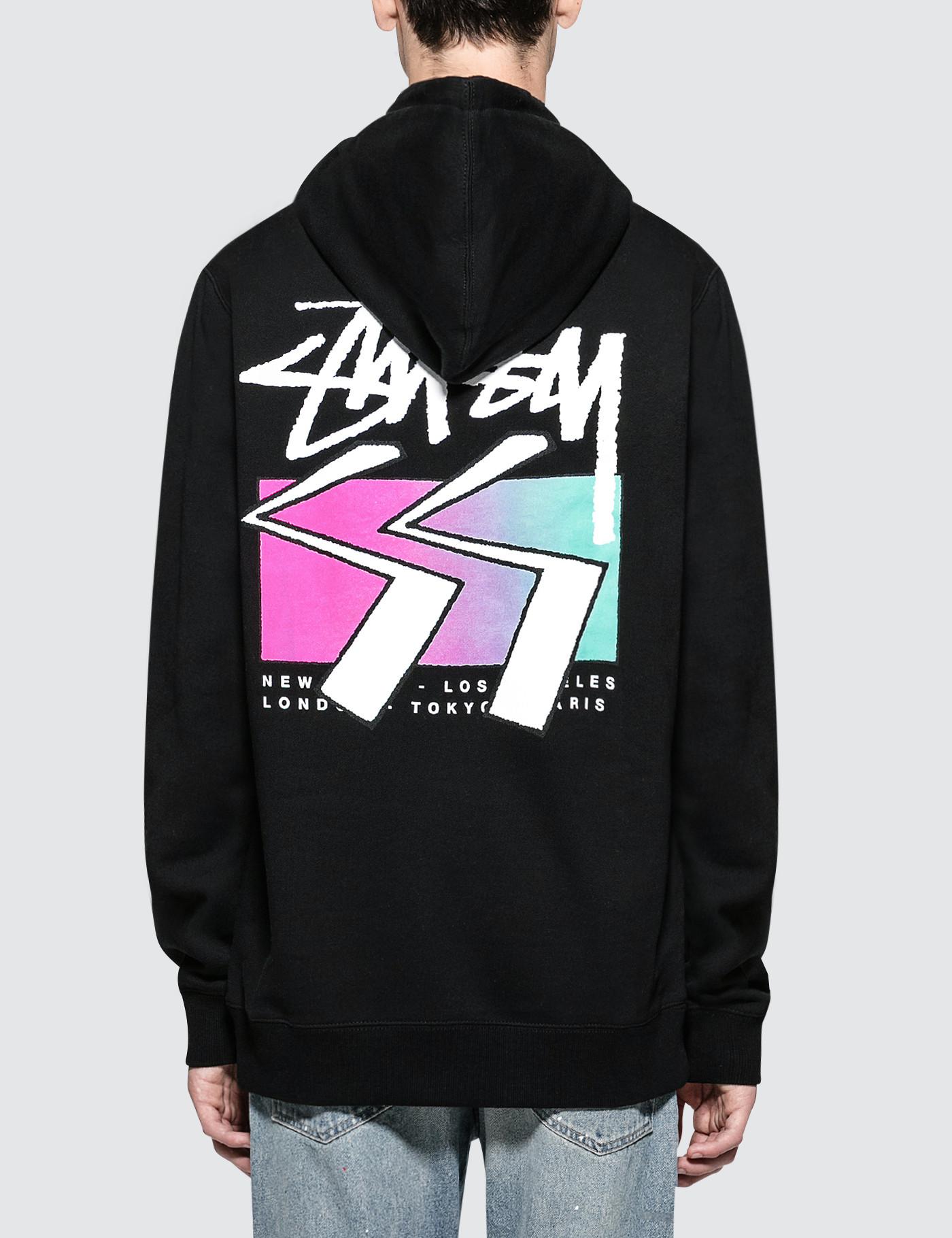 stussy cube hoodie