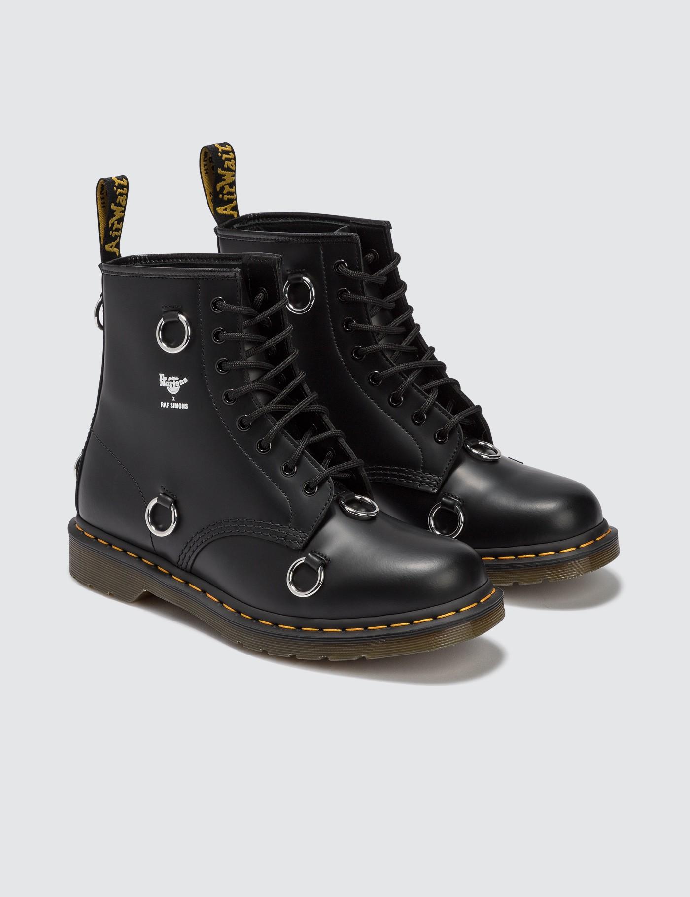 raf simons combat boots