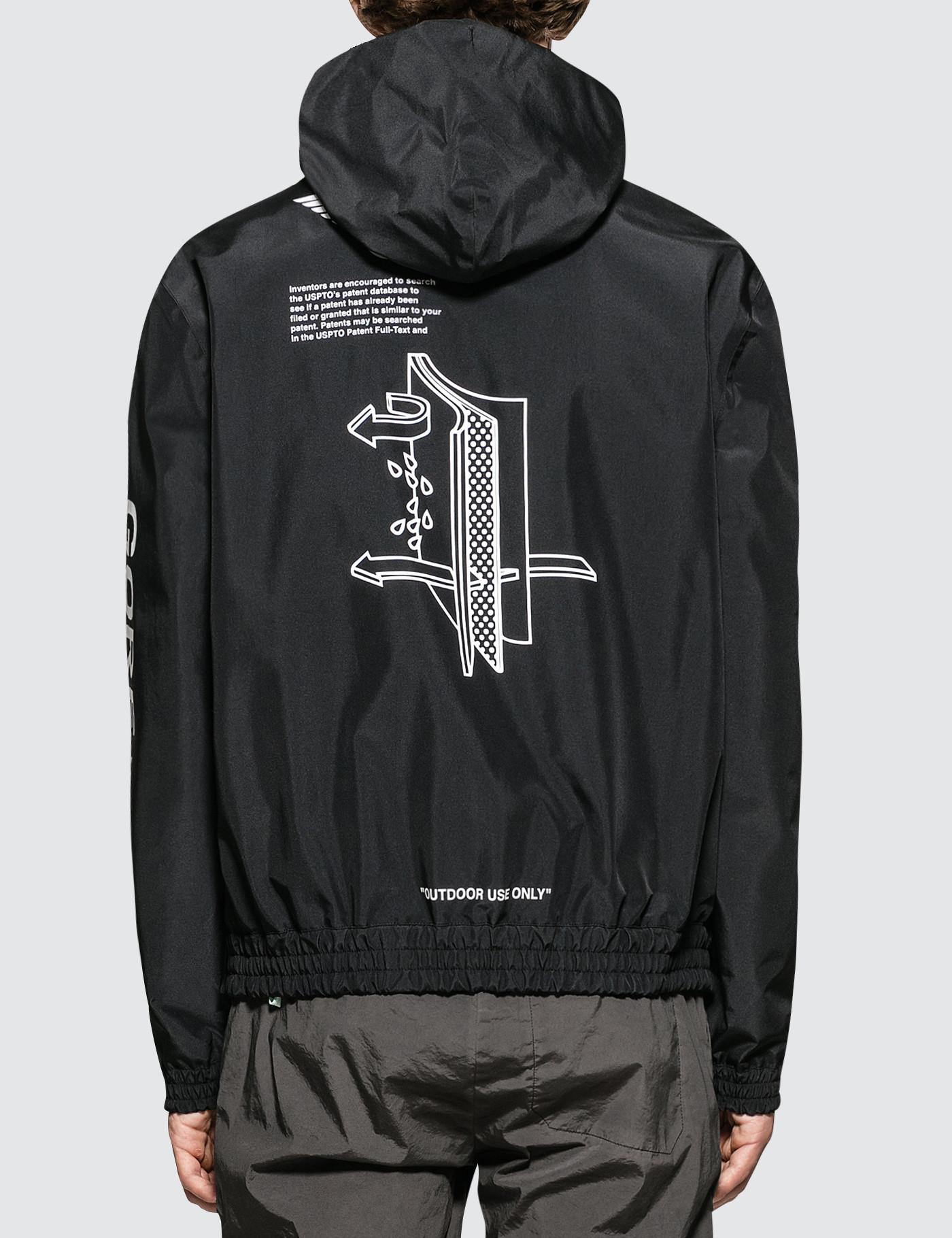 off white gore tex hoodie