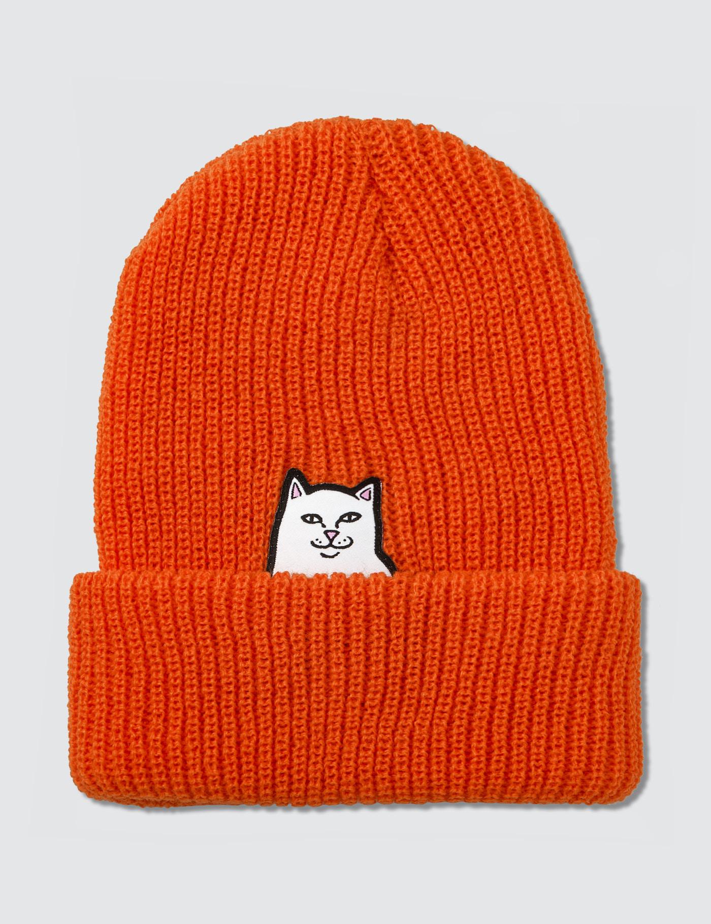 ripndip lord nermal rib beanie