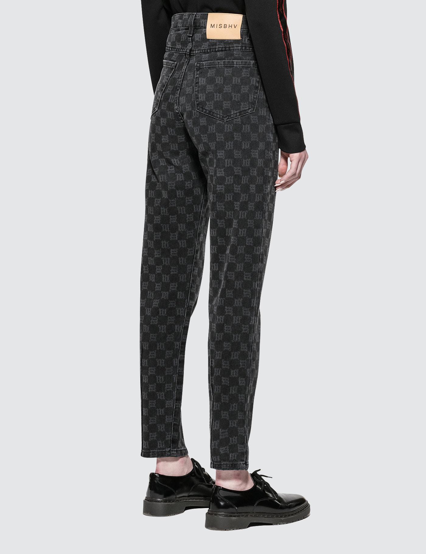 misbhv monogram jeans