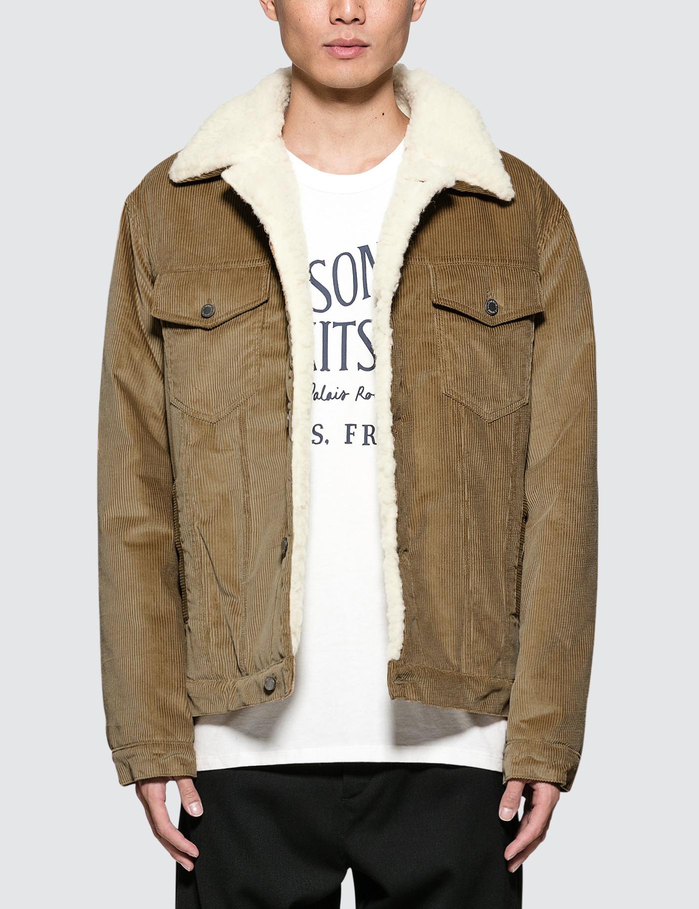 camel trucker jacket