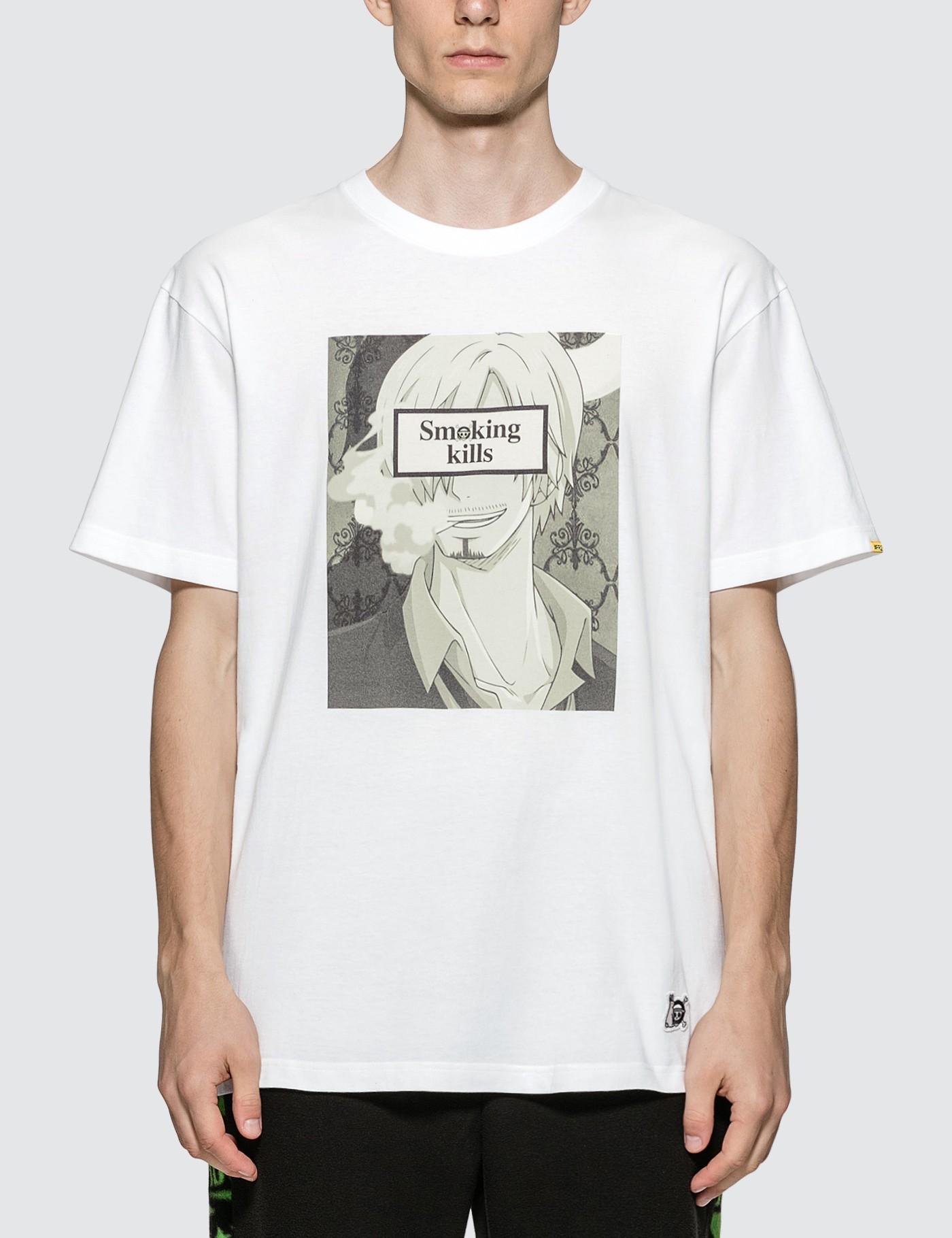 Fr2 X One Piece Sanji Smokers T Shirt In White For Men Lyst Fr2 X One Piece Sanji Smokers T Shirt In White For Men Lyst