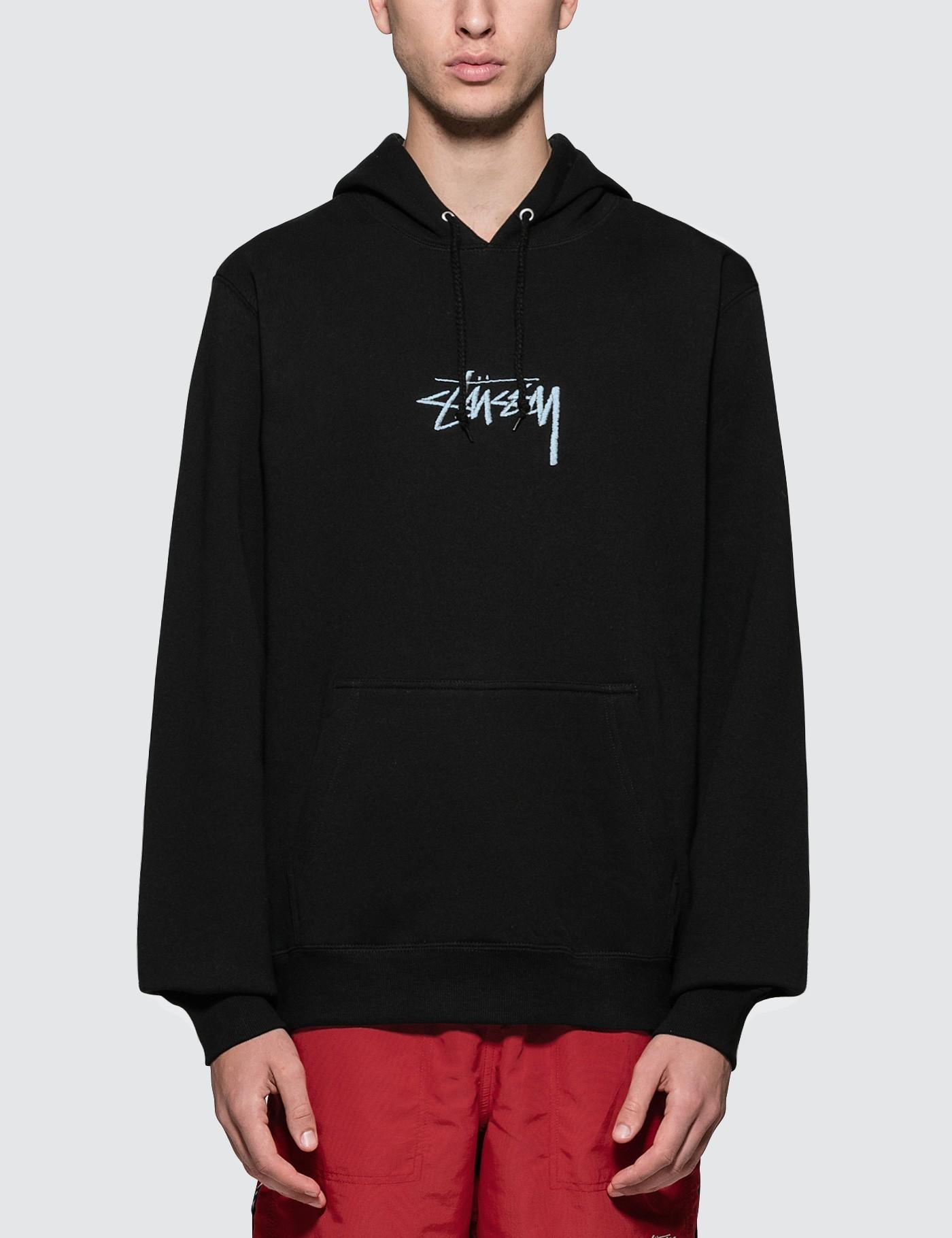 stussy stock logo sweatshirt