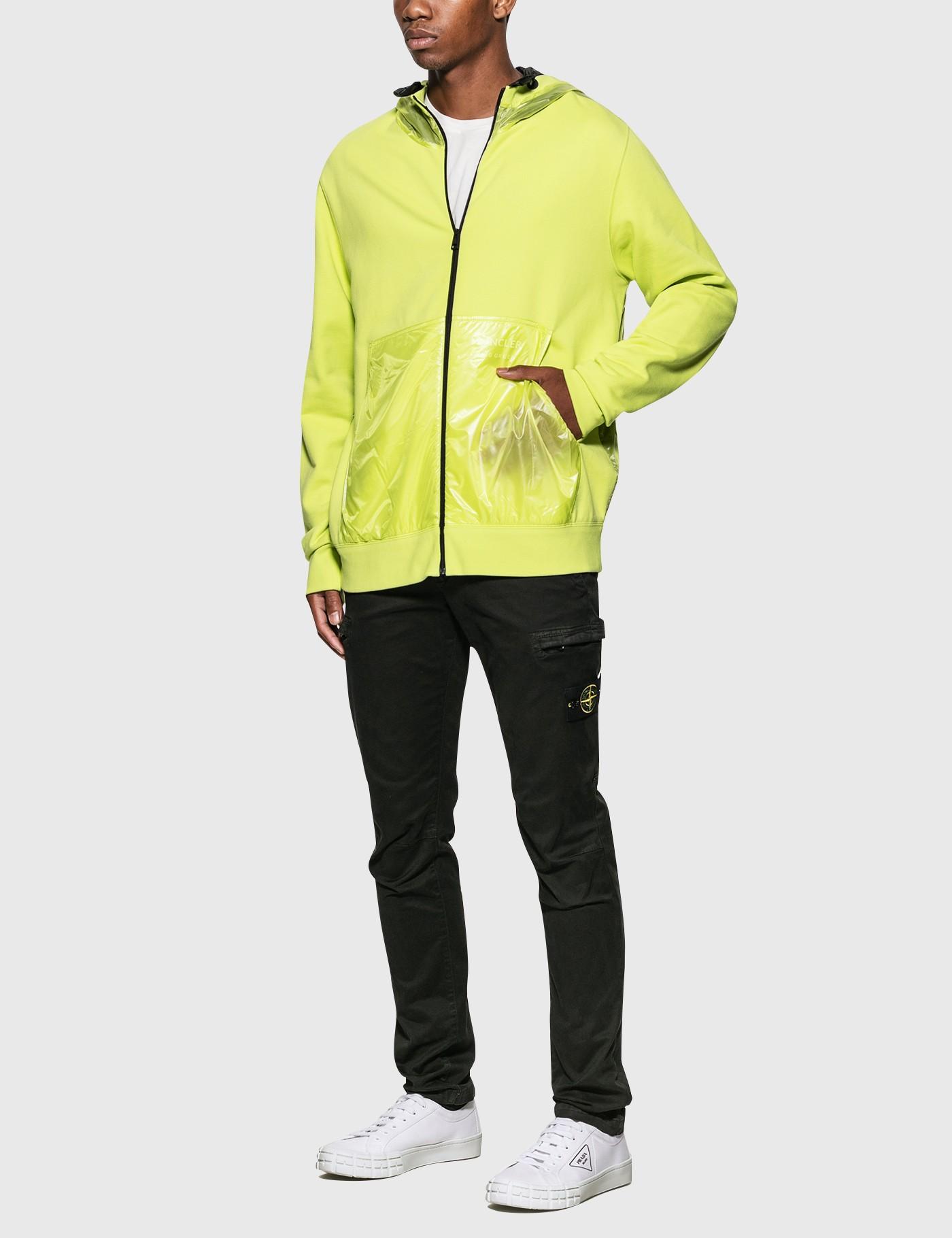 Moncler Genius Cotton X Craig Green Hooded Cardigan in Yellow for Men ...