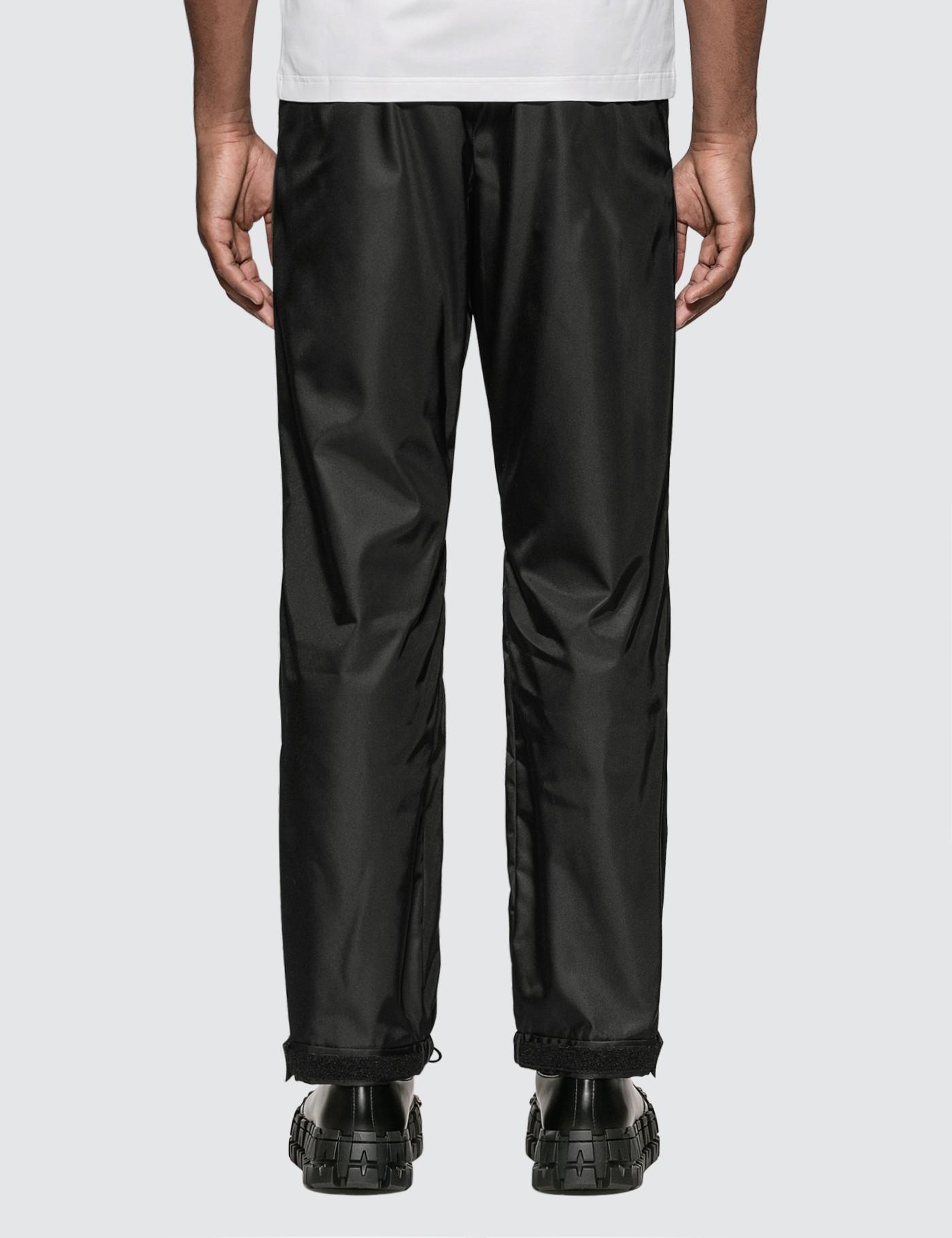 Prada Synthetic Gabardine Nylon Track Pants in Black for Men - Lyst