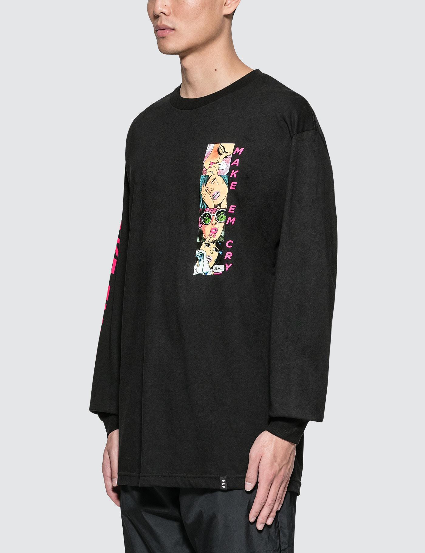 huf make em cry moletom com capuz