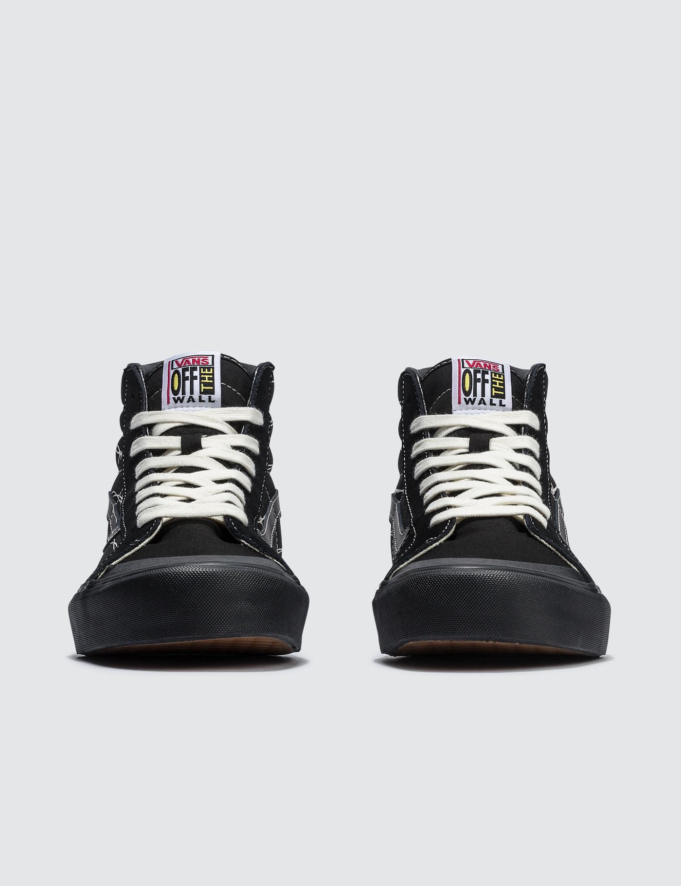 Vans Canvas Barbed Wire Sk8hi 138 Sf in Black Lyst