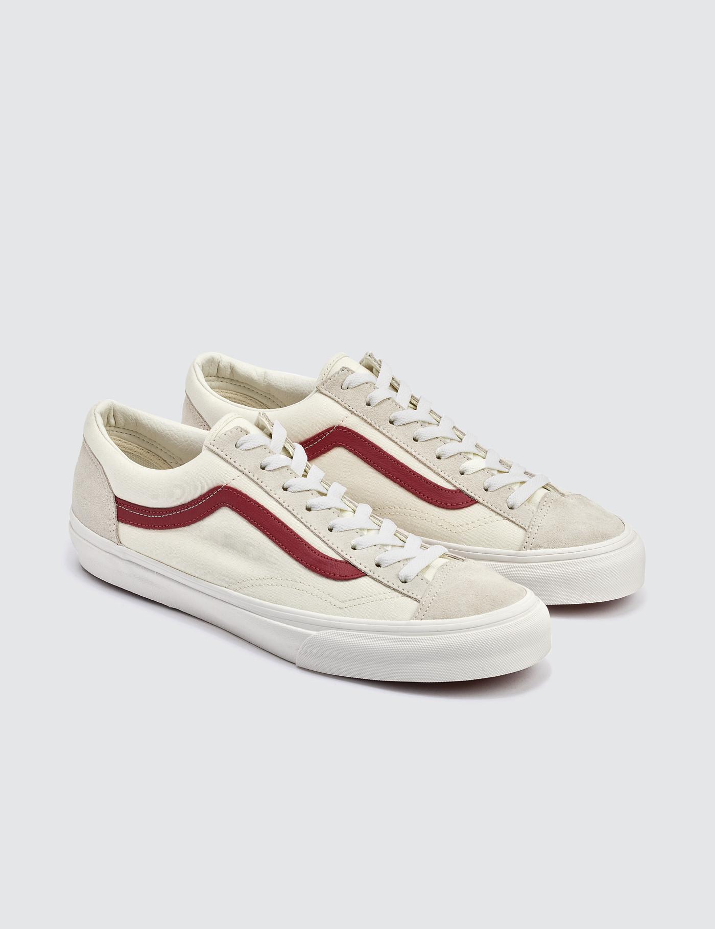 Vans White Red Line Online Sale, UP TO 