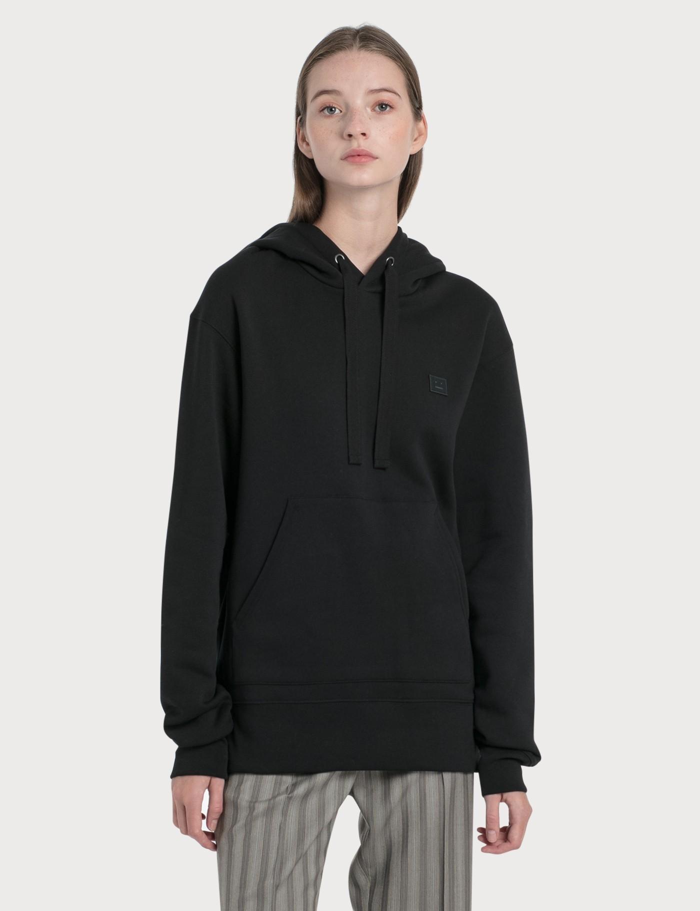 Acne Studios Ferris Face Hoodie in Black - Lyst