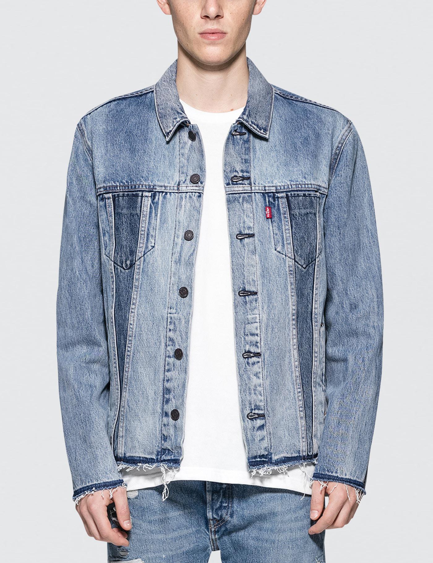 levi's altered trucker jacket mens