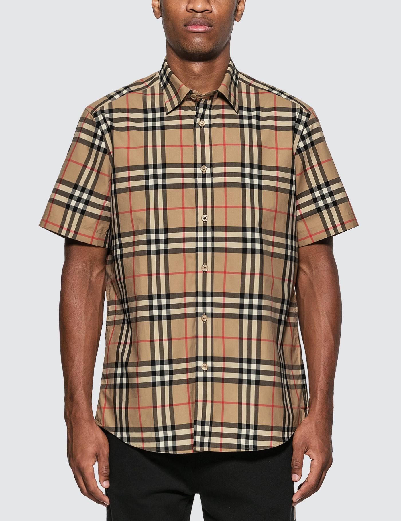 burberry short sleeve shirt vintage